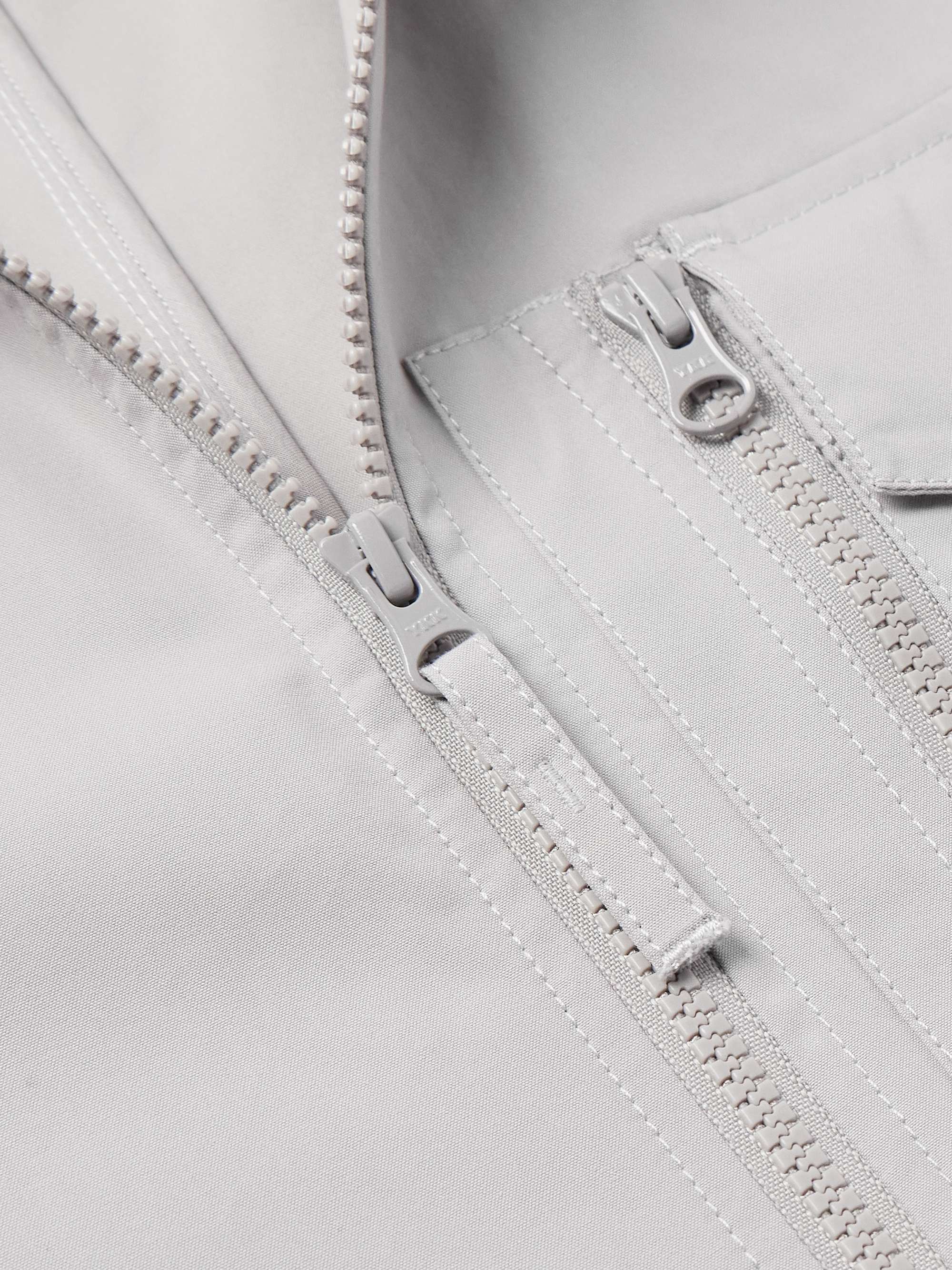 Logo-Appliquéd Cotton-Canvas Overshirt view
