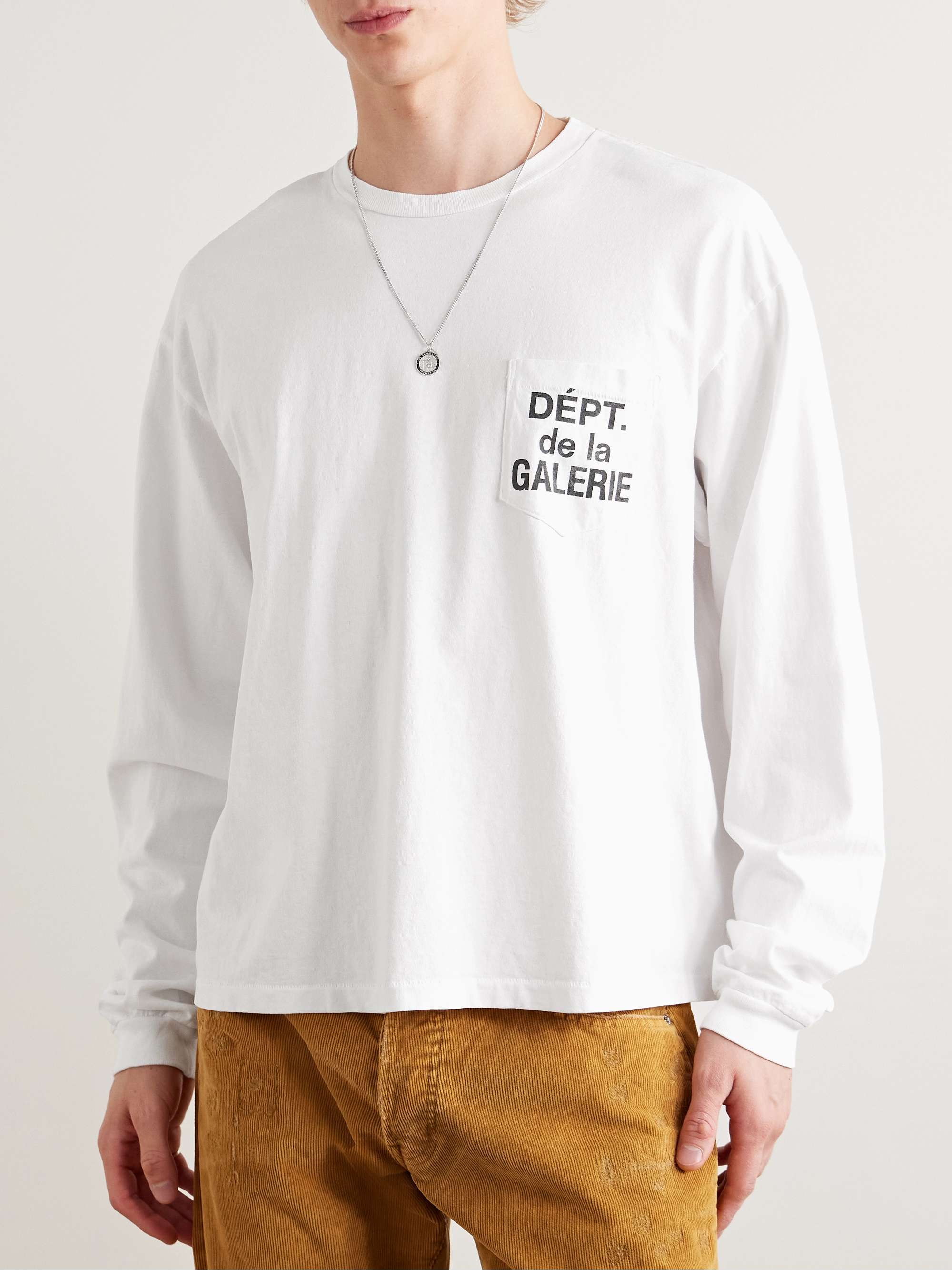 Dept De La Galerie Printed Cotton-Jersey T-Shirt view