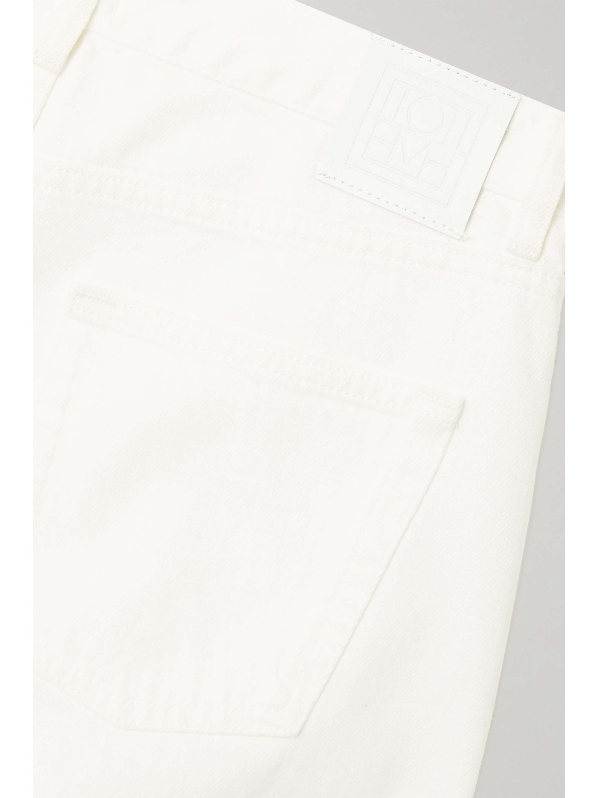 + NET SUSTAIN Twisted Seam high-rise straight-leg organic jeans view