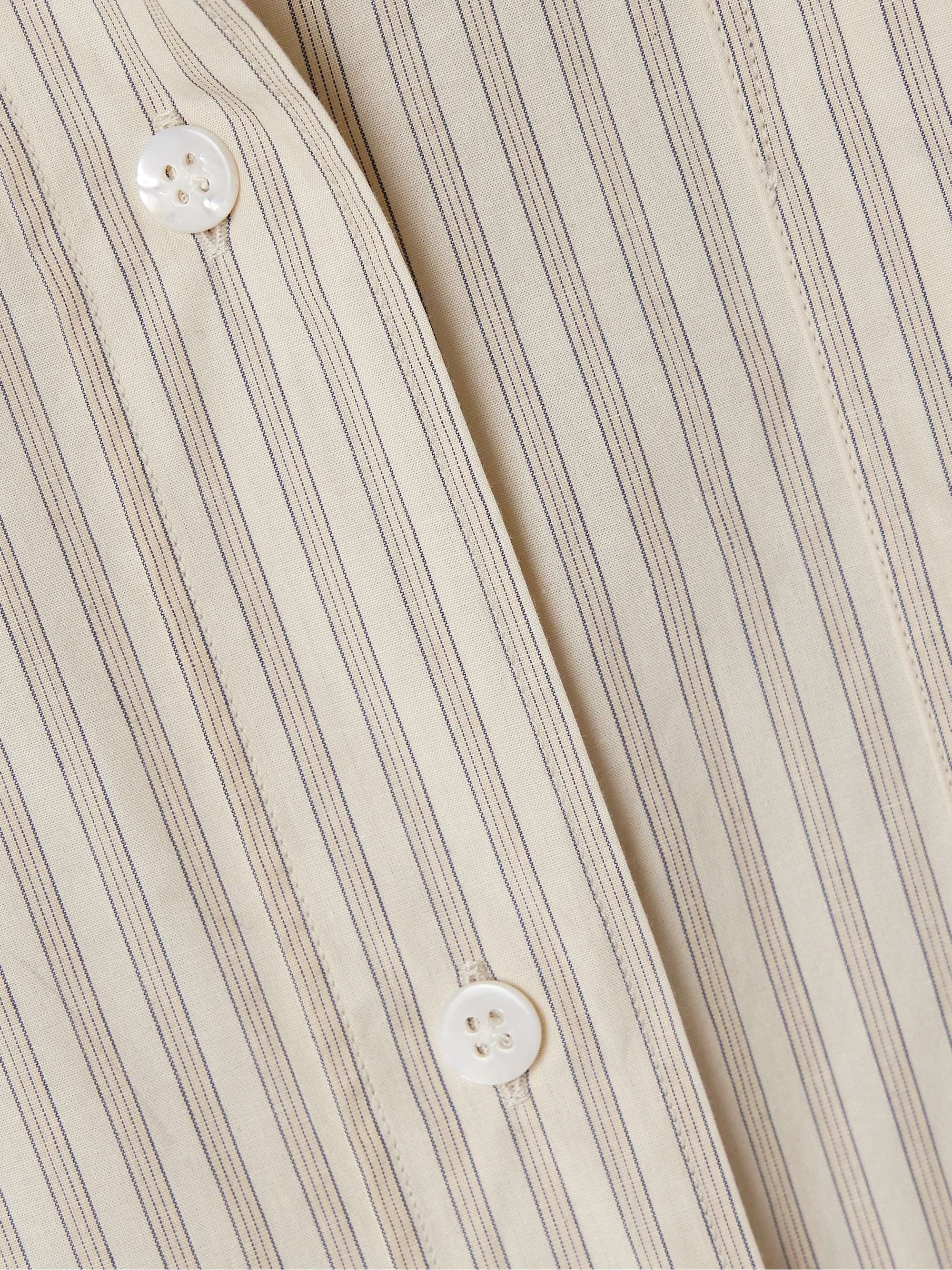 Nesson striped organic cotton-poplin shirt view