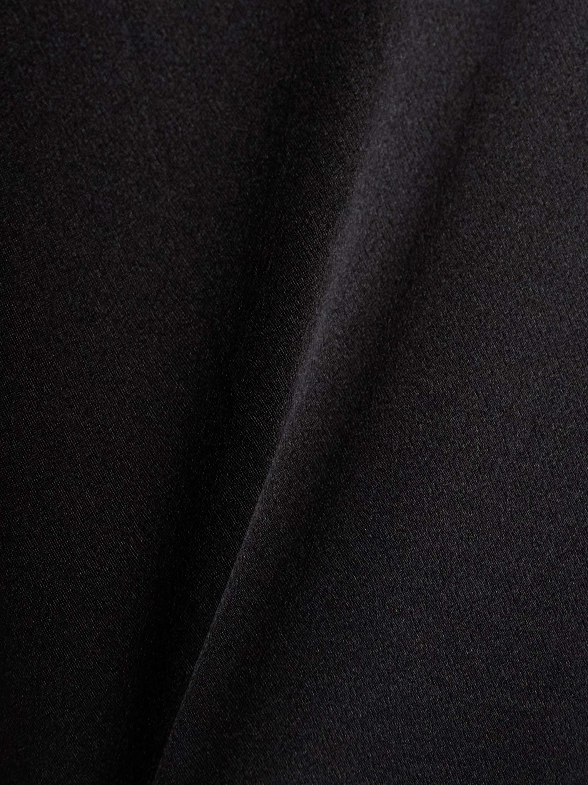 Pussy-bow silk-satin blouse view