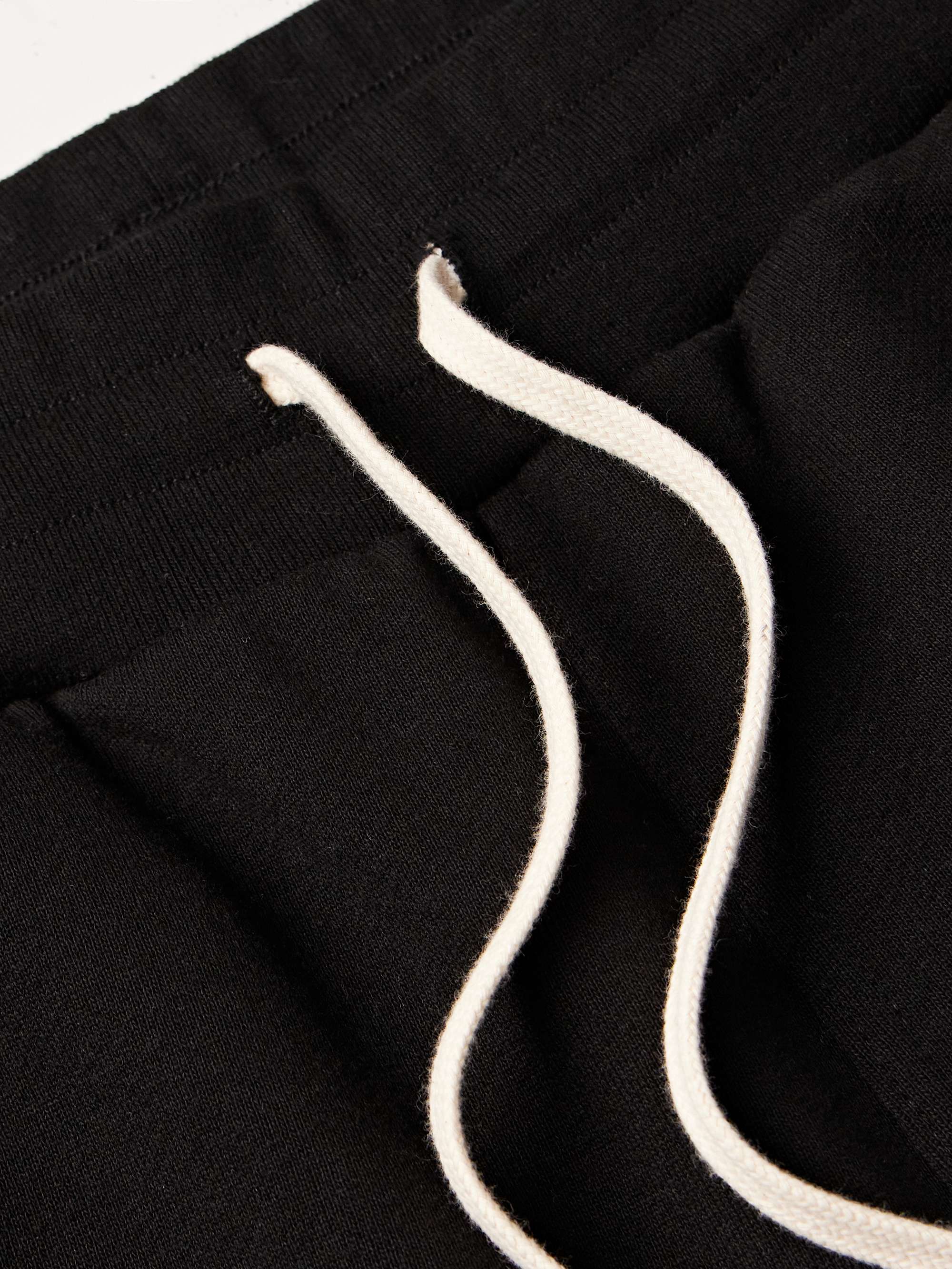 Studio Fleece Escobar Slim-Fit Tapered Cotton-Jersey Sweatpants view