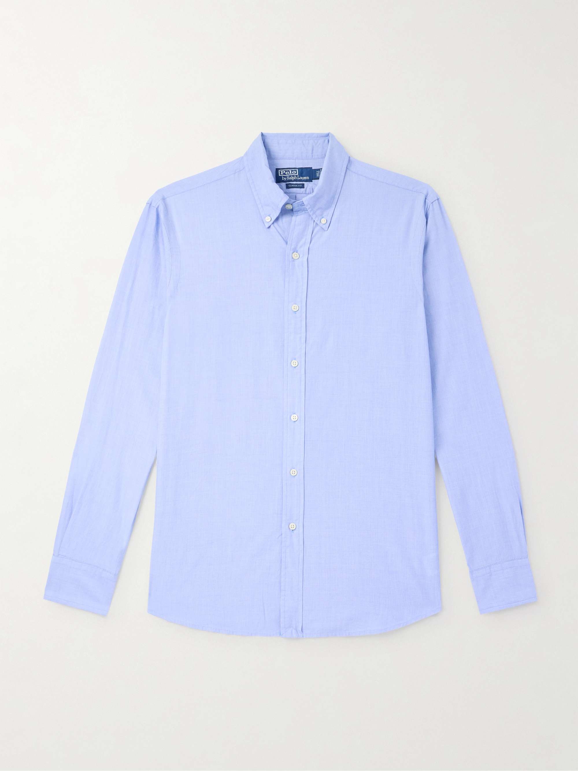 Button-Down Collar Cotton Shirt hero visual
