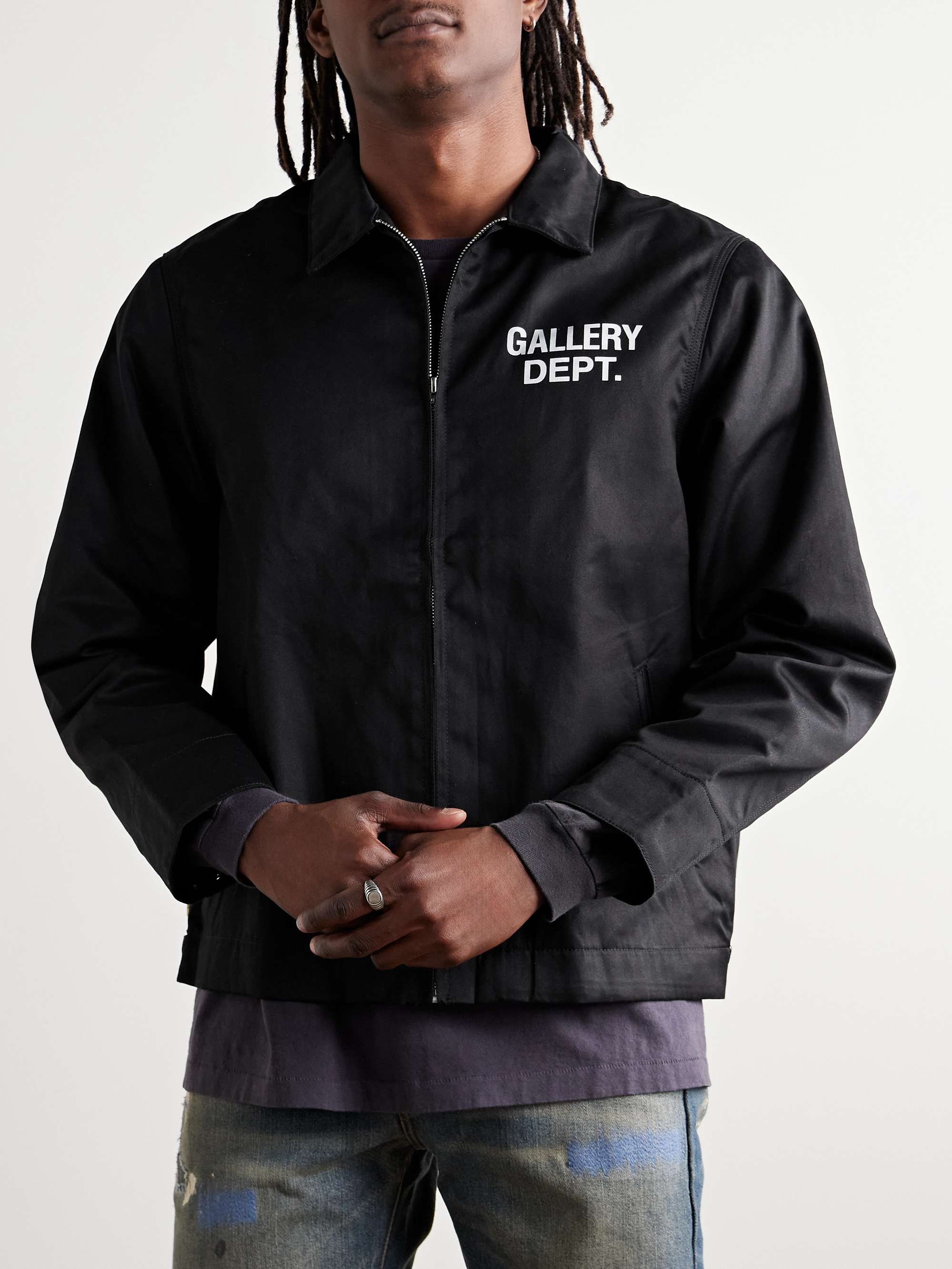 Montecito Logo-Print Cotton-Twill Jacket view