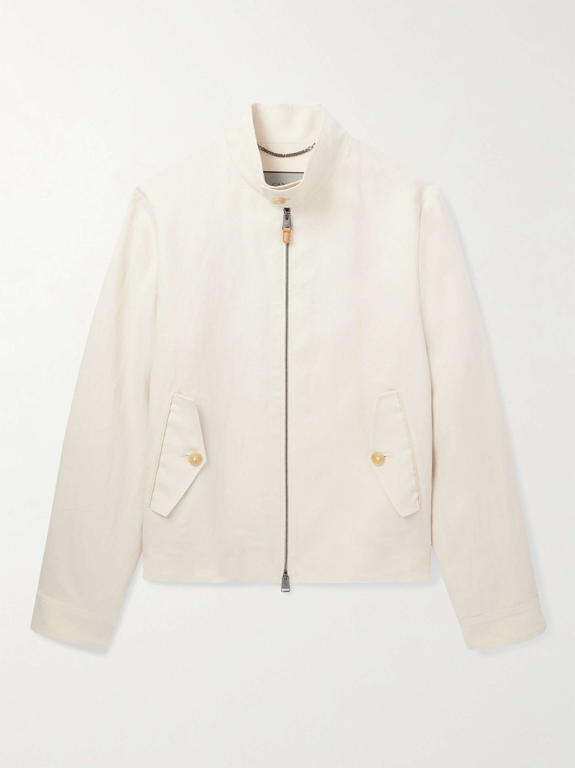 Linen Bomber Jacket hero visual