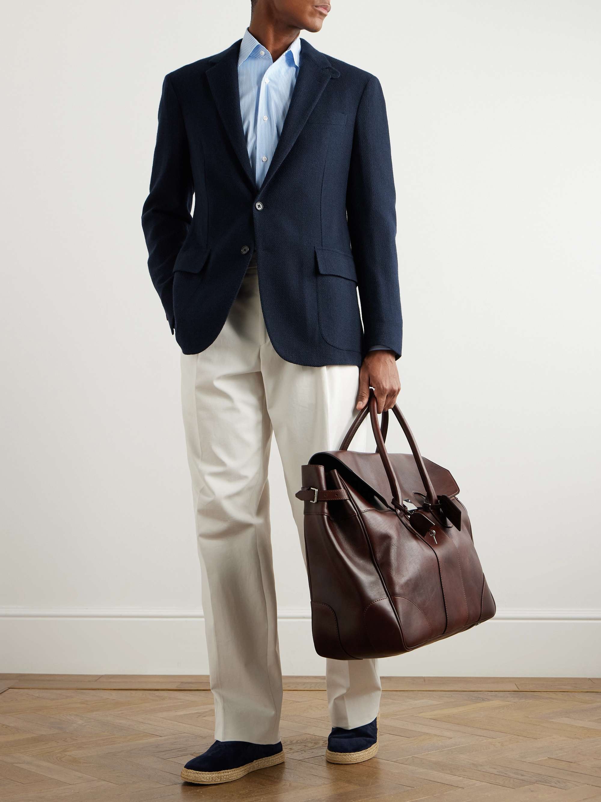Basketweave Cashmere Blazer view