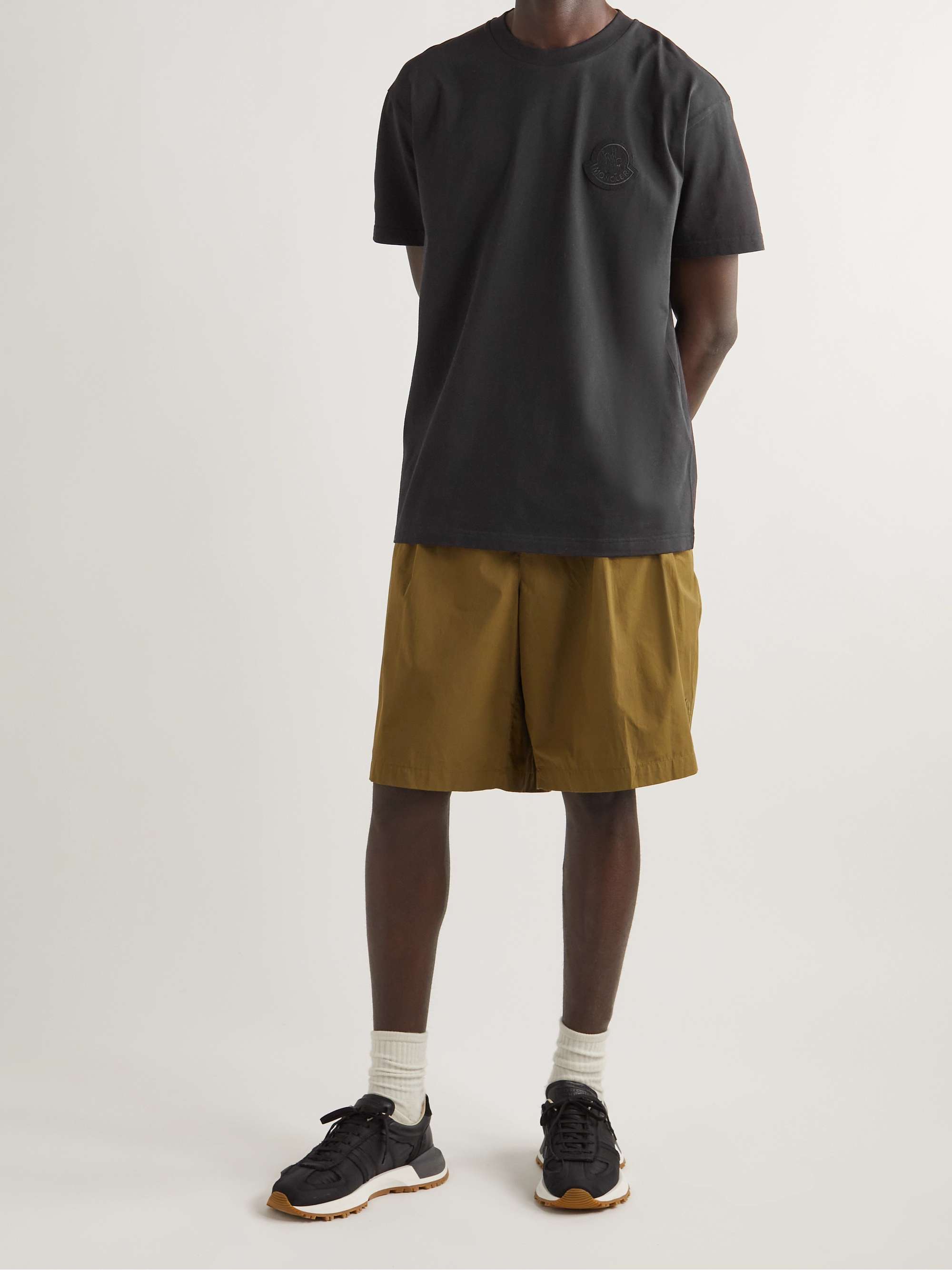 2 Moncler 1952 Logo-Appliquéd Cotton-Jersey T-Shirt view