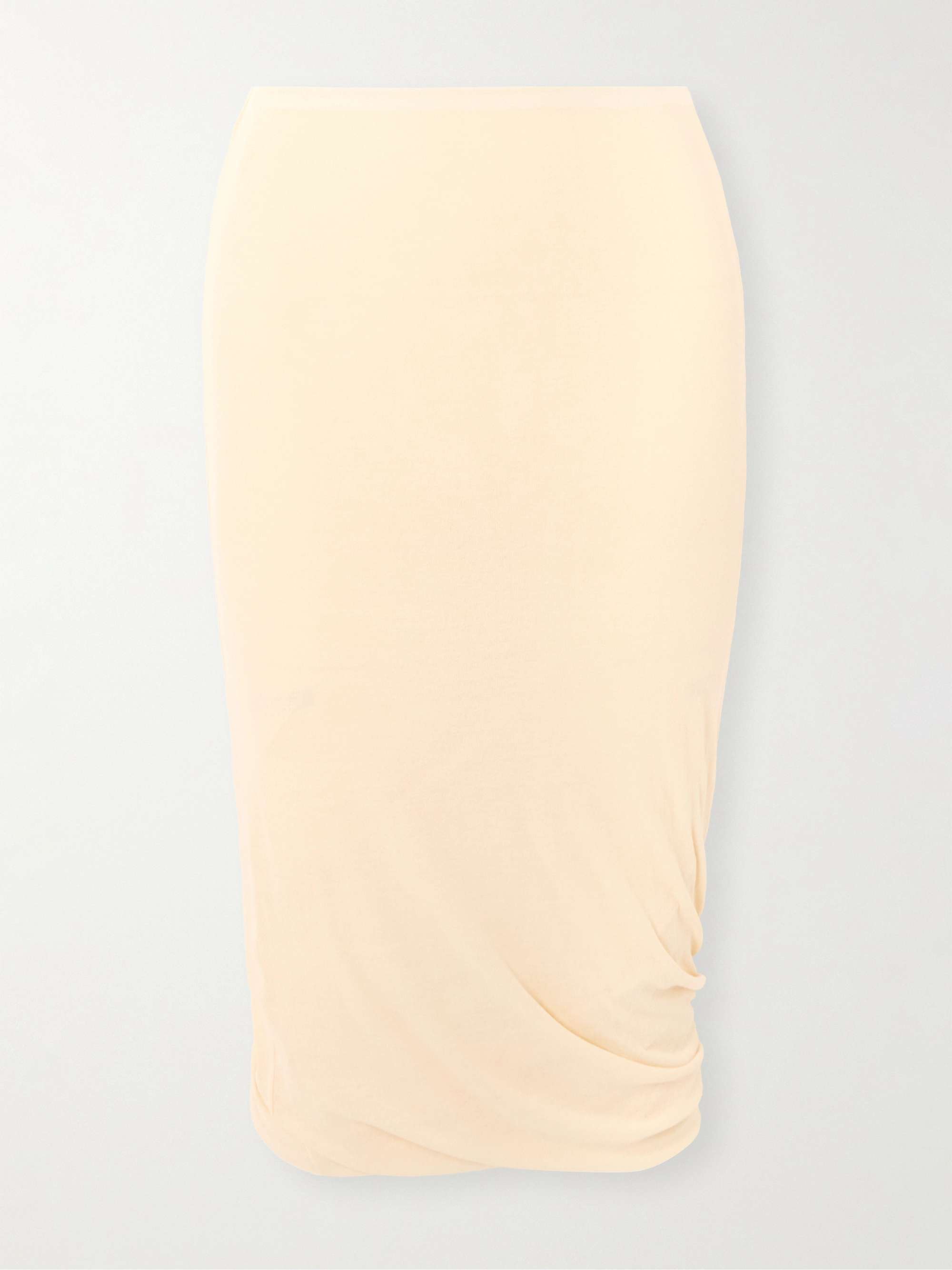 Cotton-crepe midi skirt hero visual