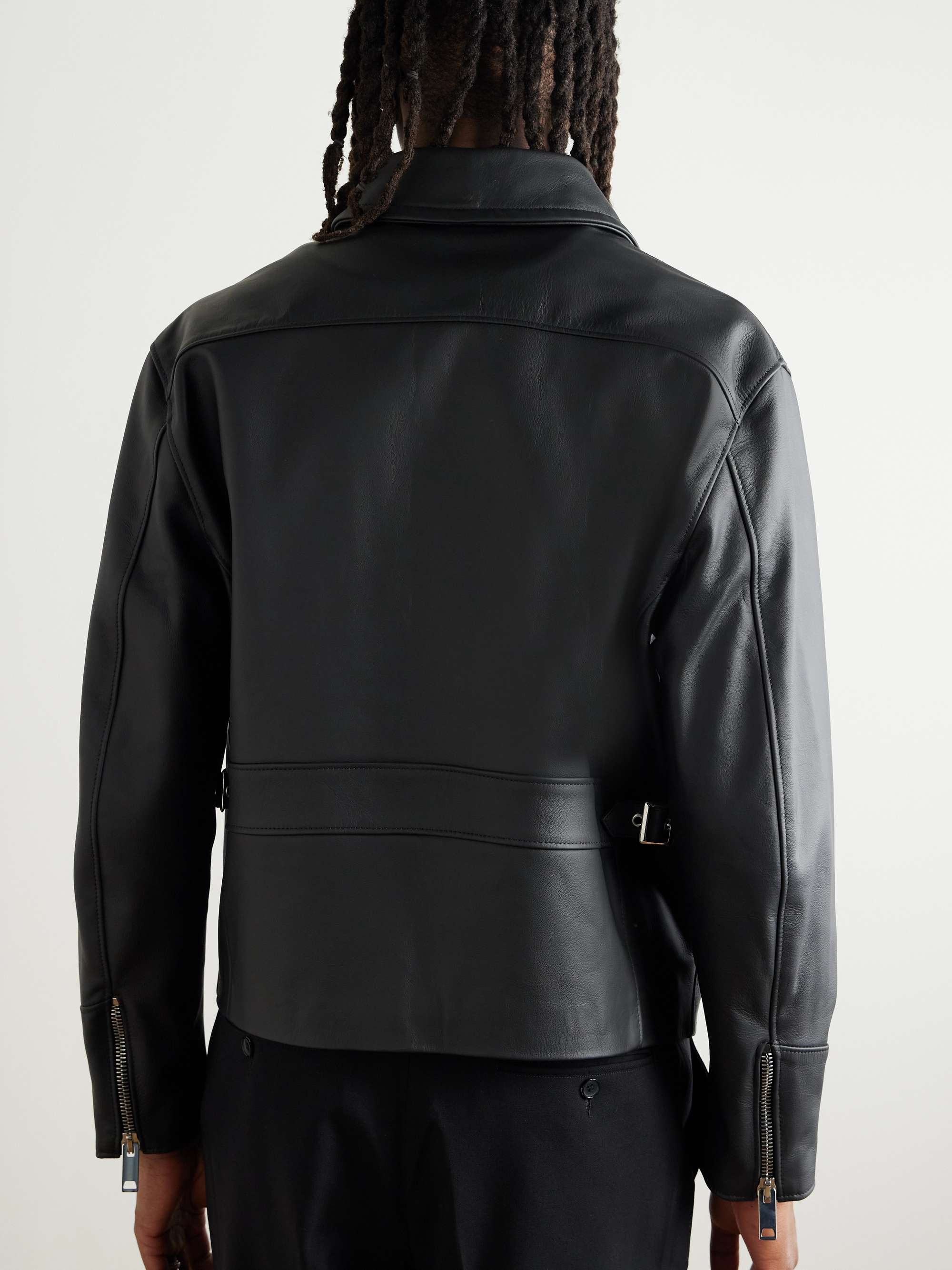 Leather Biker Jacket view