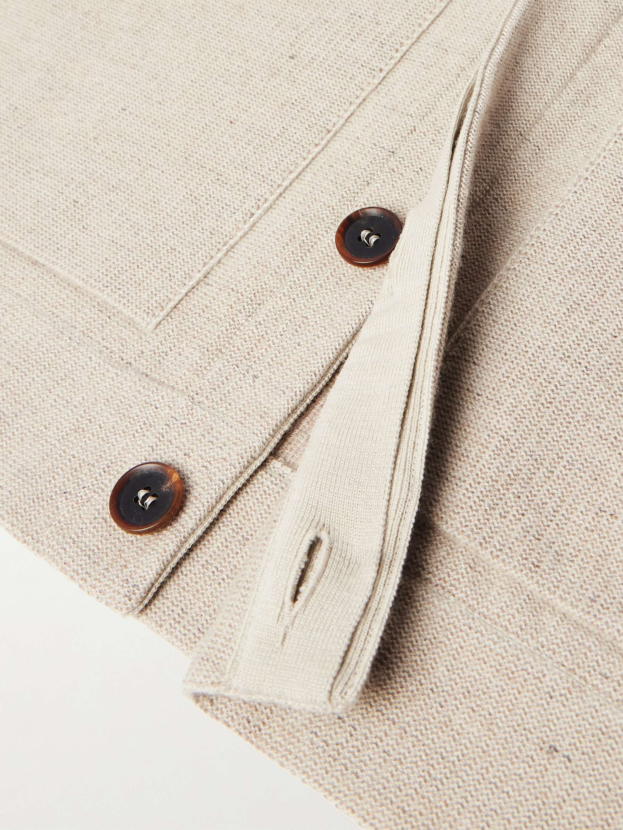 Wool, Cashmere, Linen and Silk-Blend Chore Jacket view