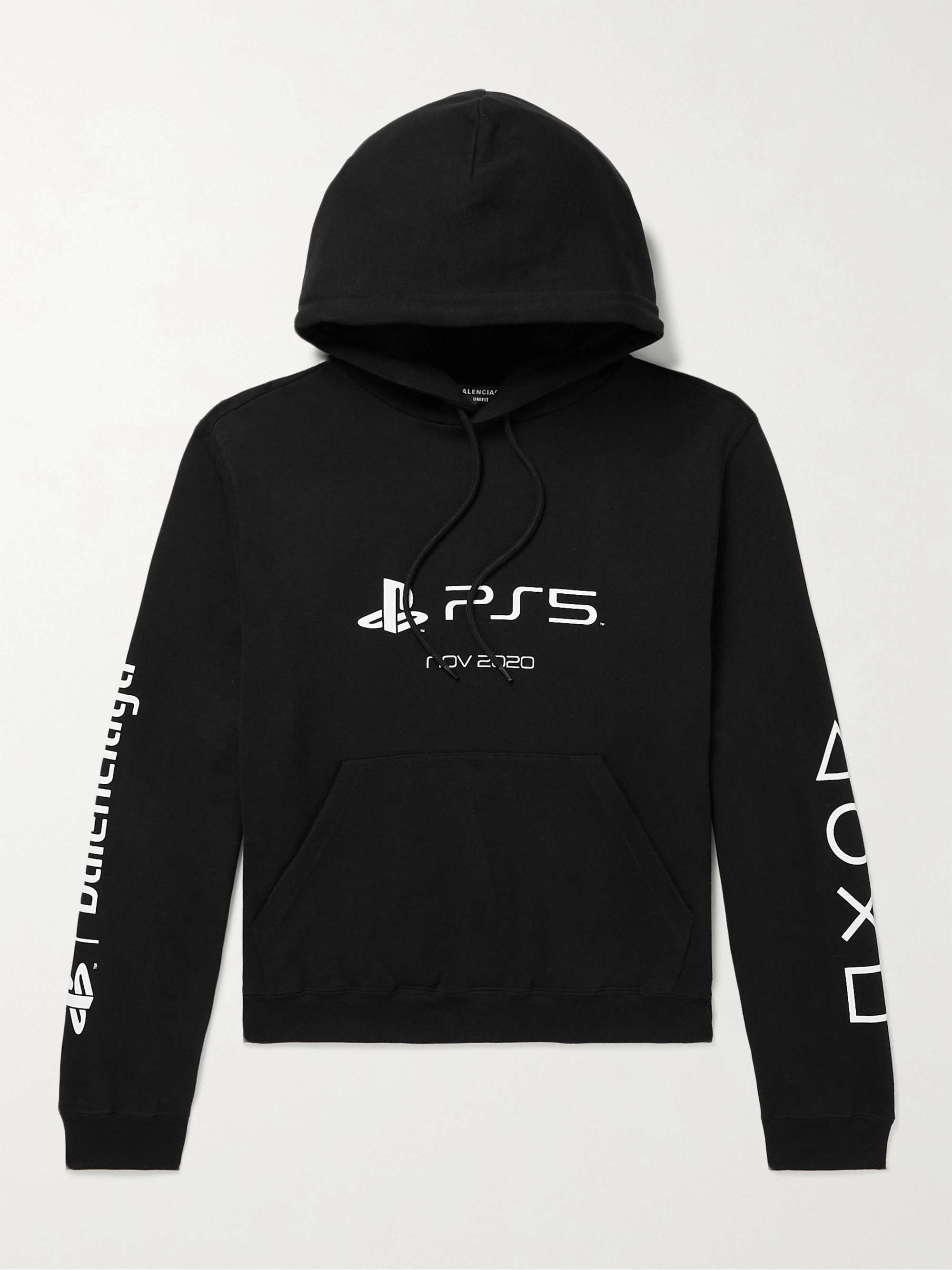 + PlayStation Printed Cotton-Jersey Hoodie hero visual