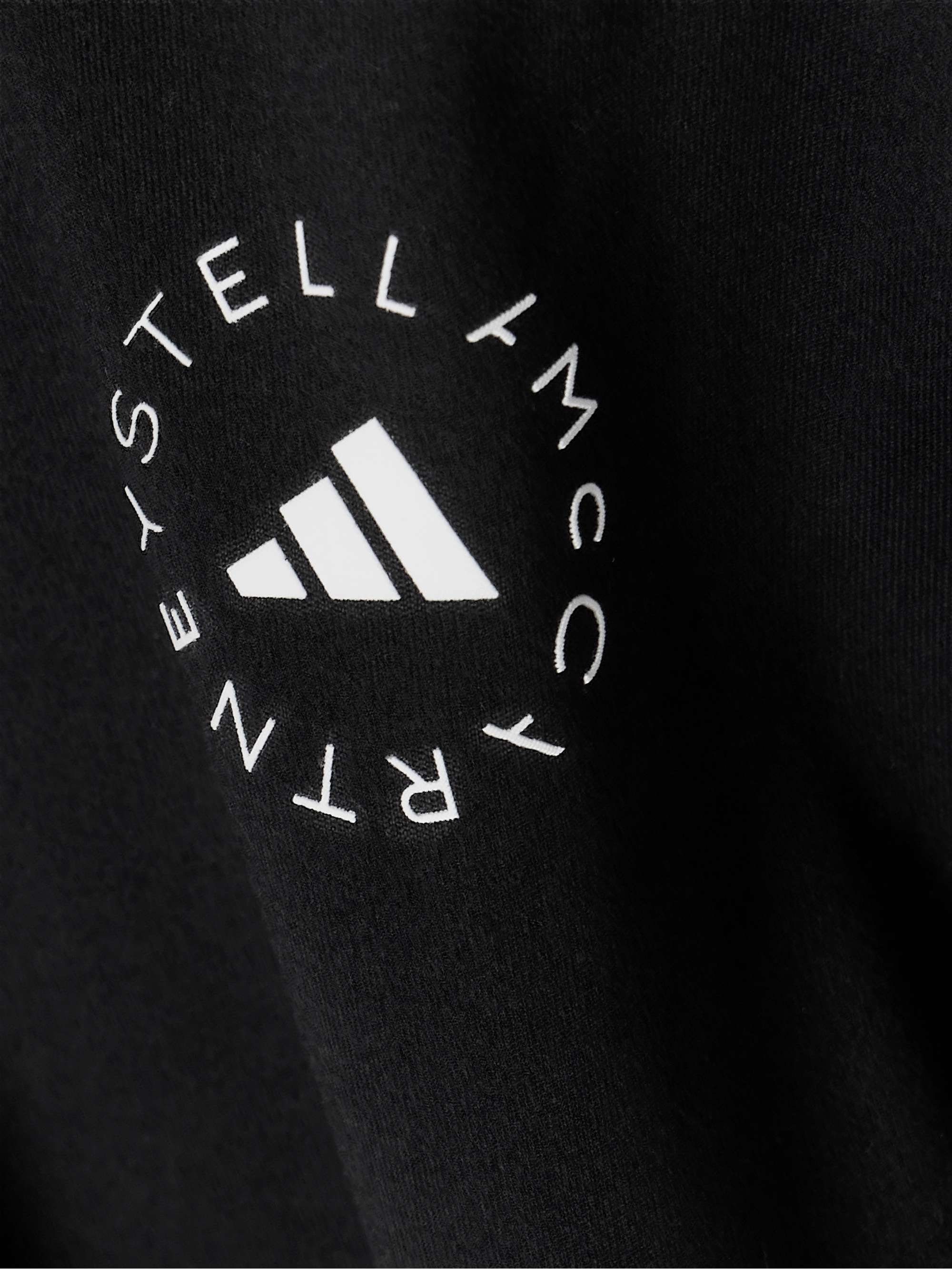 TrueStrength logo-jacquard recycled stretch-jersey leggings view
