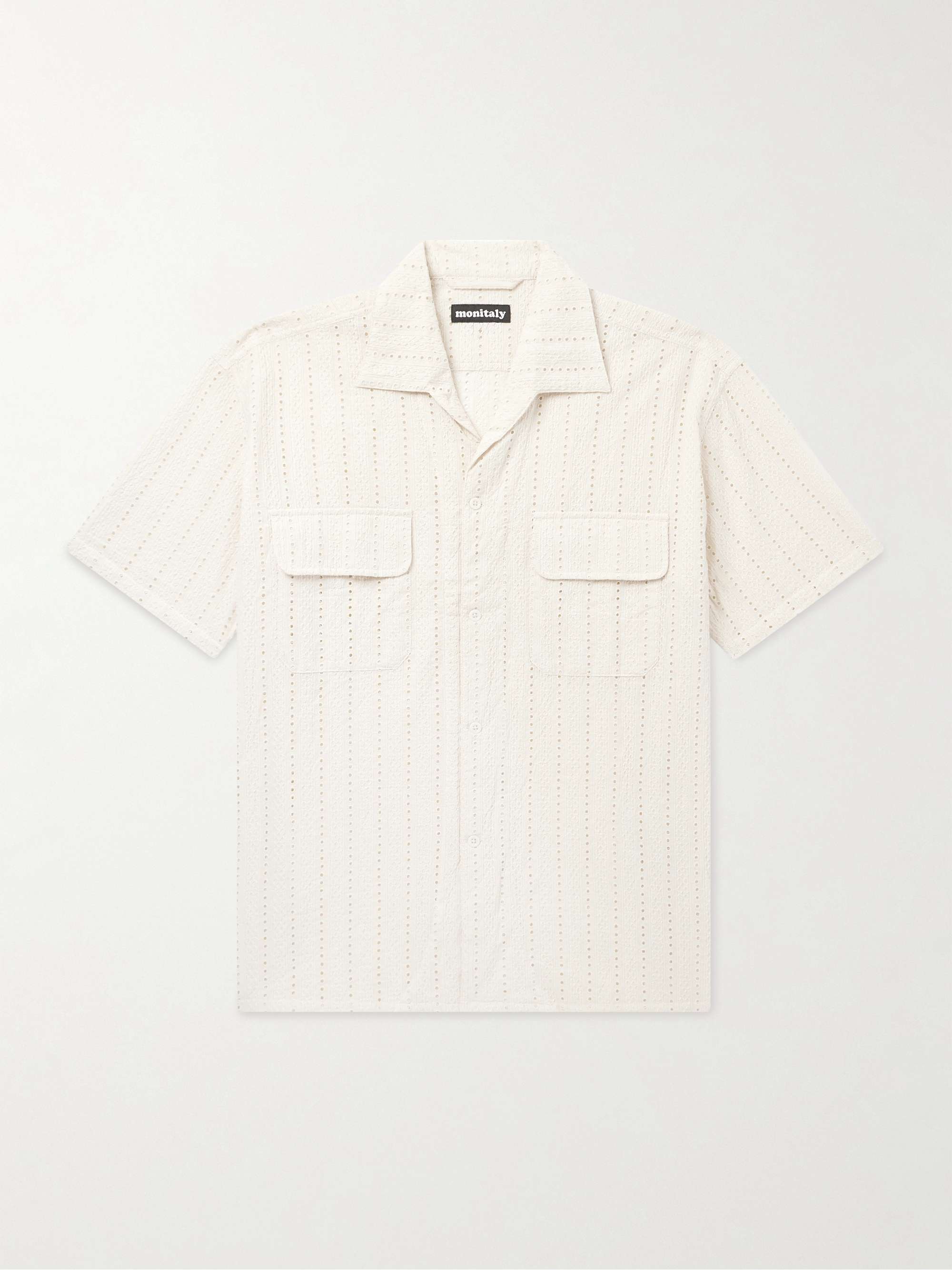 Milano Hakoba Broderie Anglaise Cotton Shirt hero visual