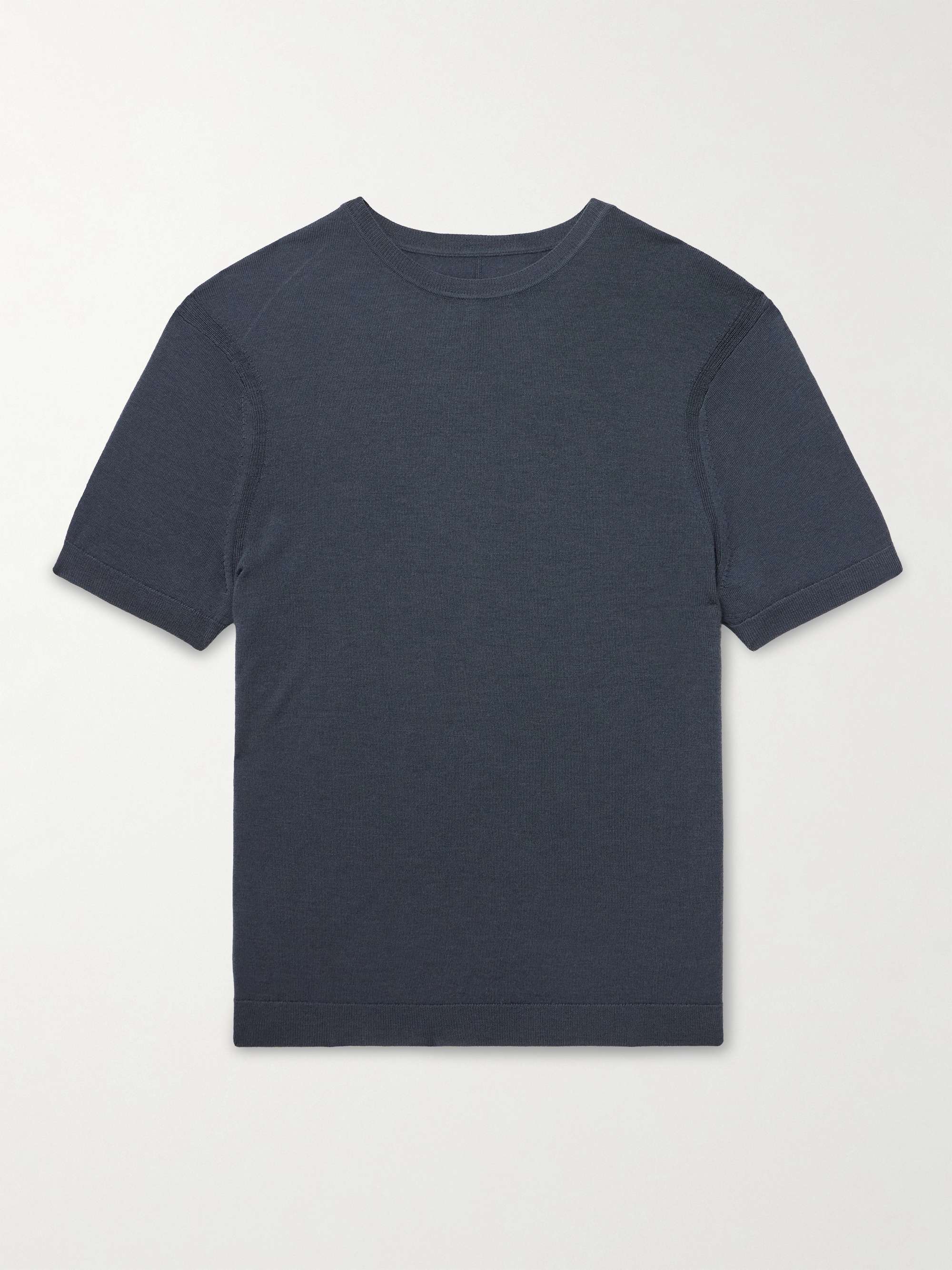 Aulton Wool and Lyocell-Blend T-Shirt hero visual
