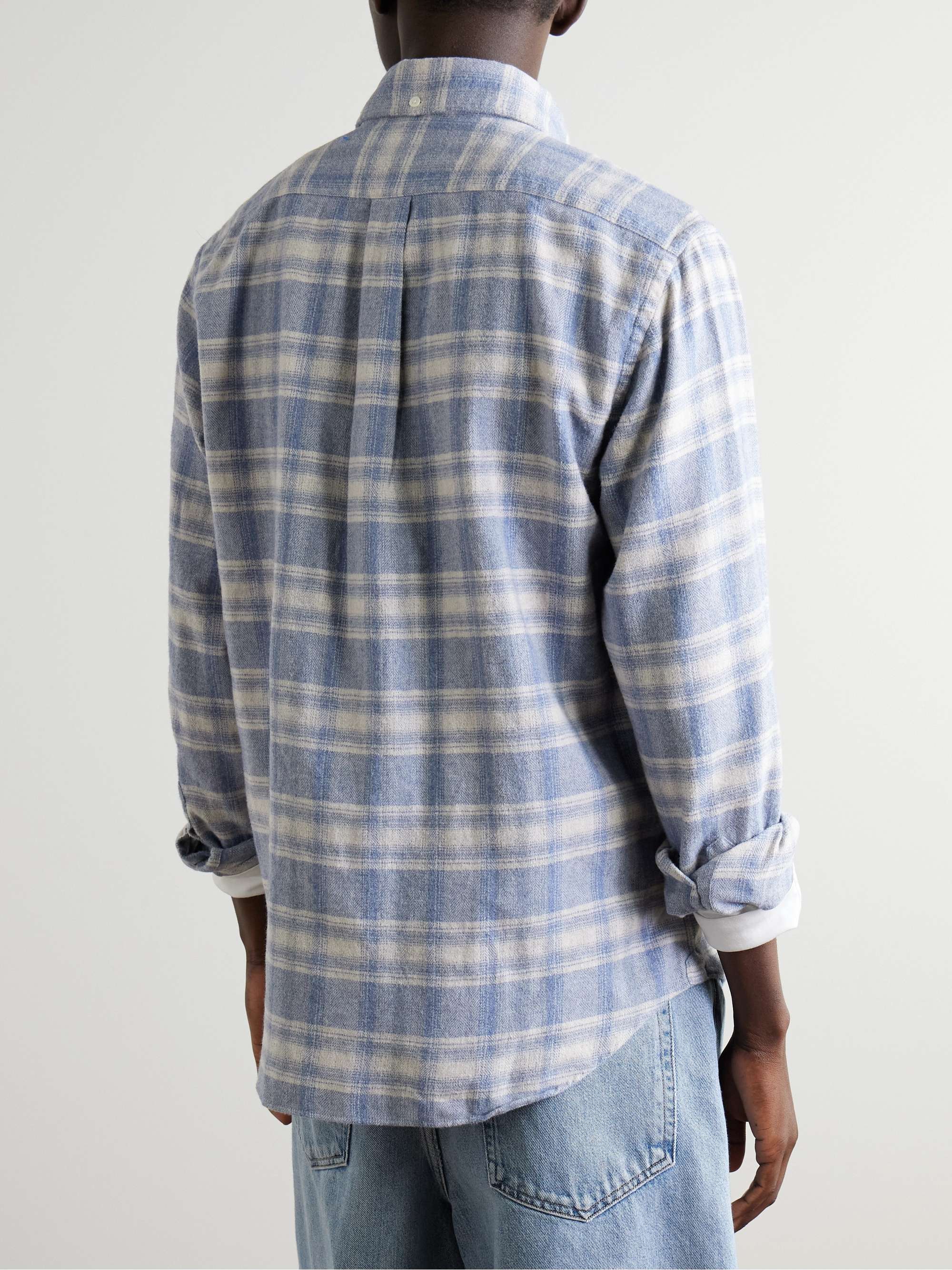 Pitt Button-Down Cotton-Flannel Shirt view