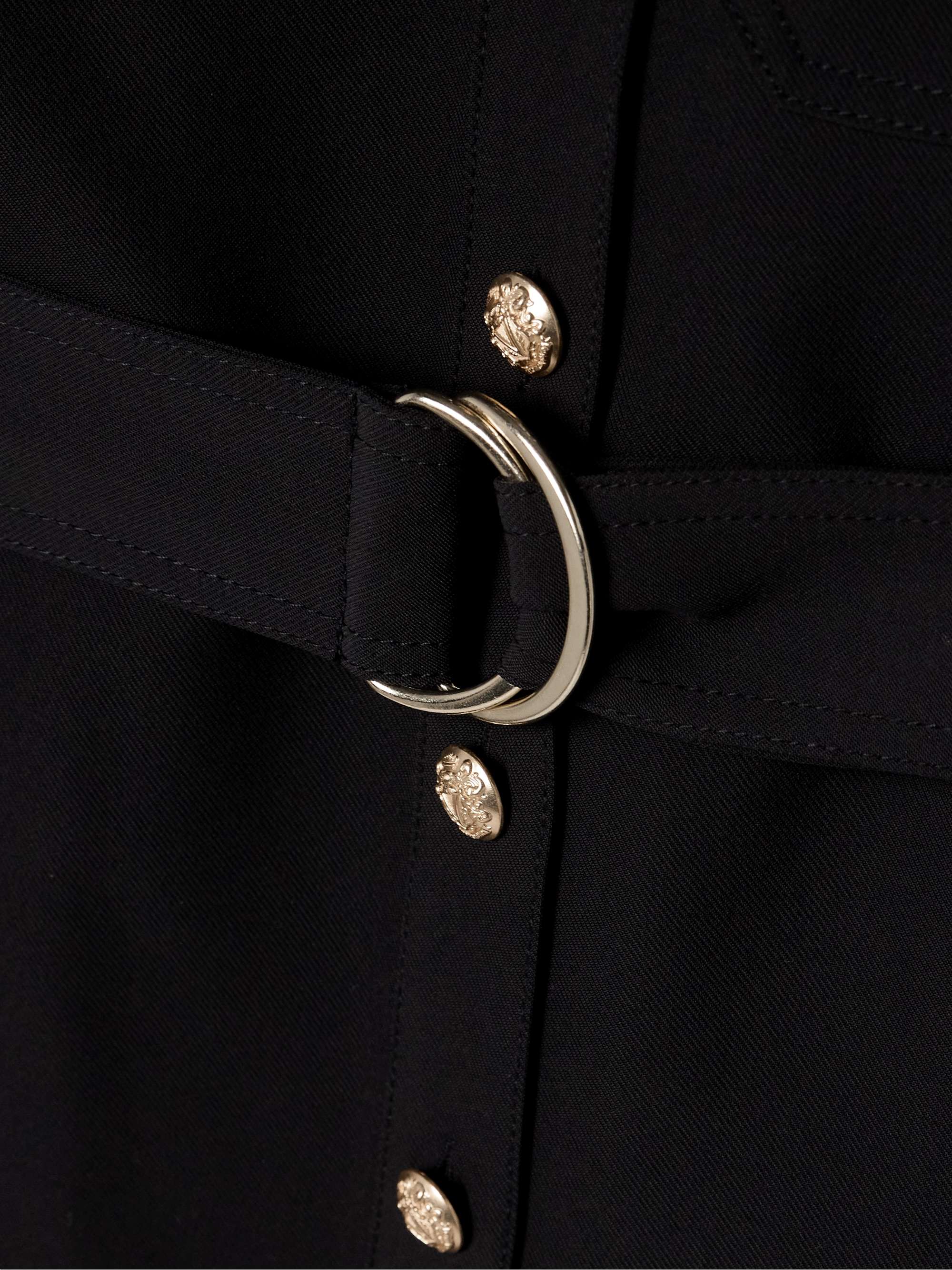 Jaden belted twill midi shirt dress view