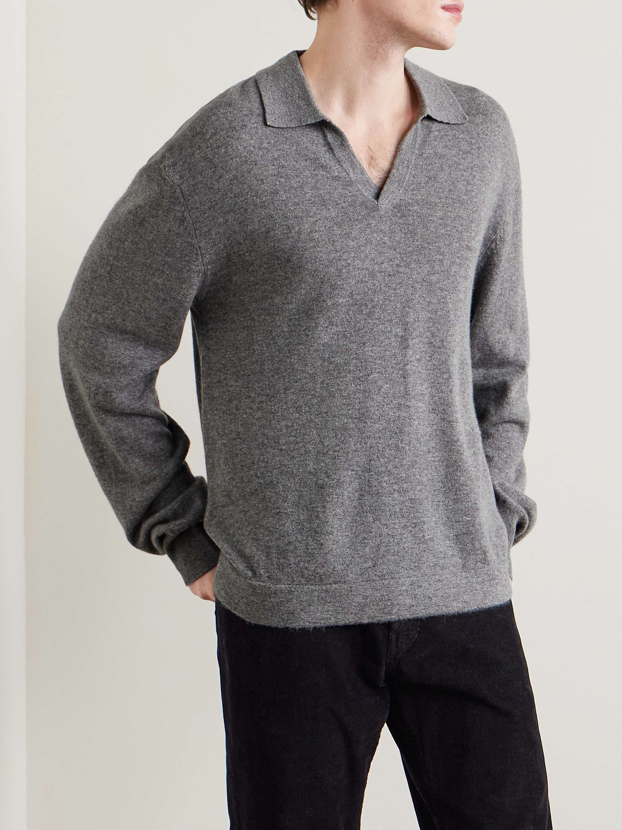 Simone Cashmere Polo Shirt view