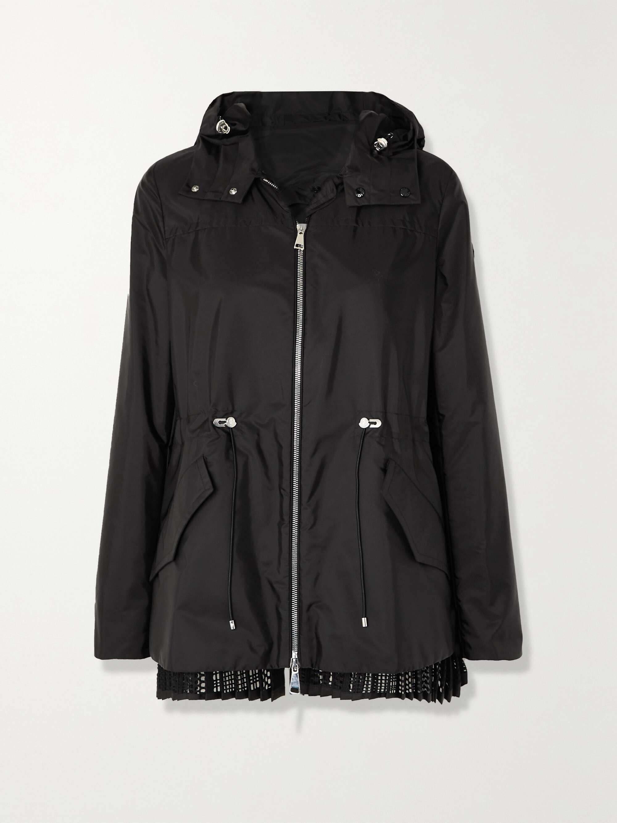 Baaba crocheted lace-trimmed shell parka hero visual