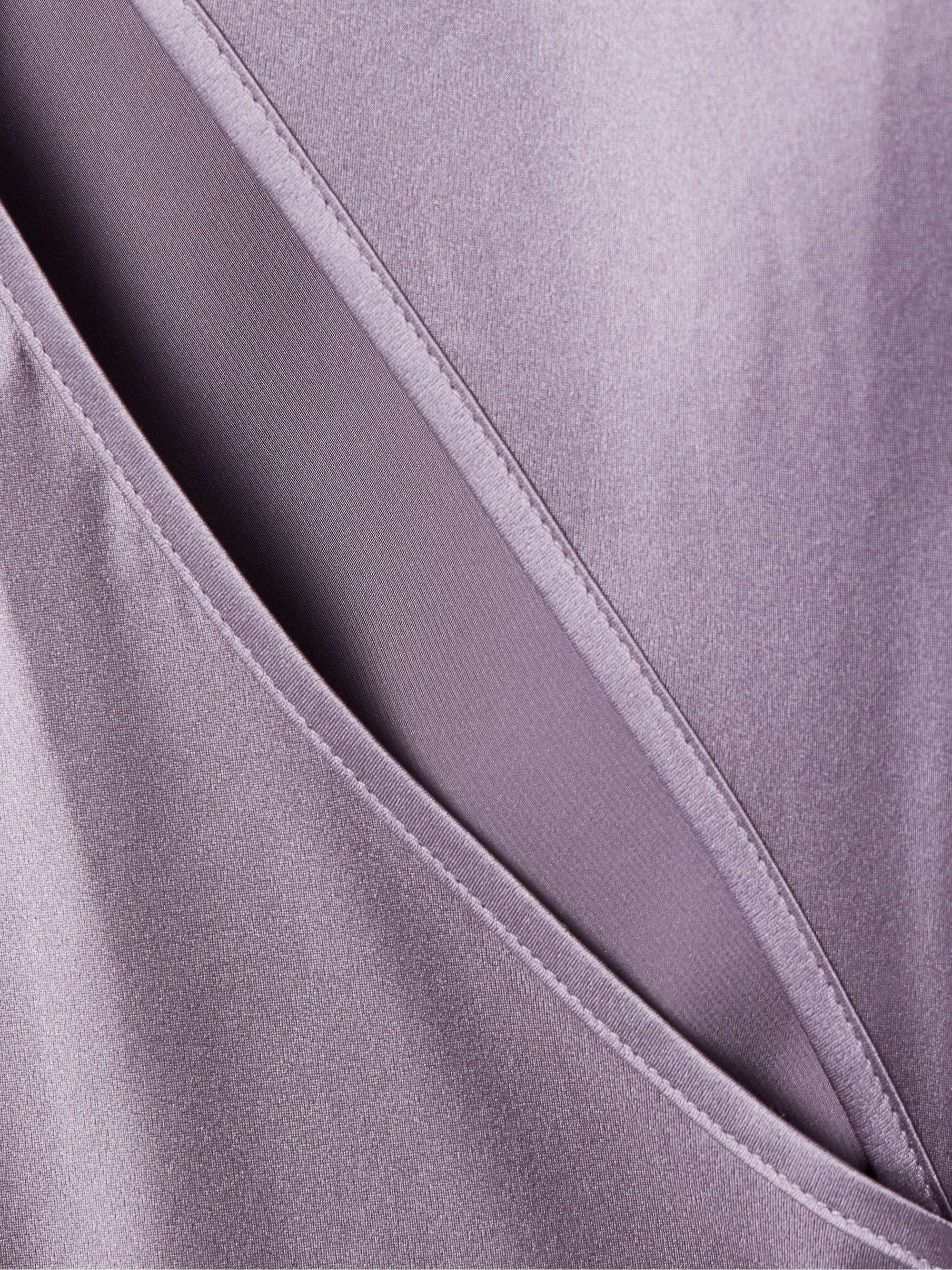 Cutout silk-satin maxi dress view