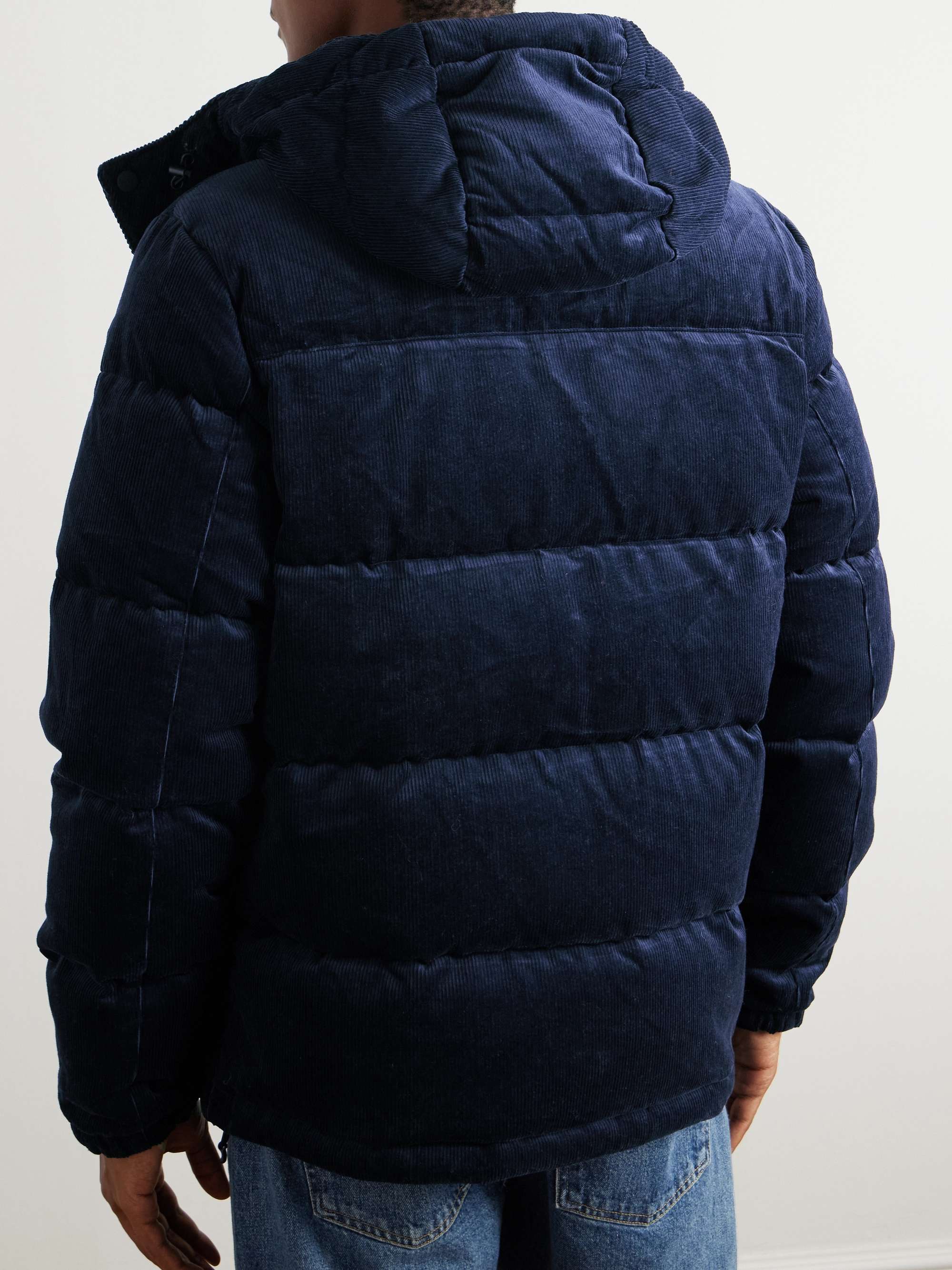 Quilted Cotton-Corduroy Down Jacket view