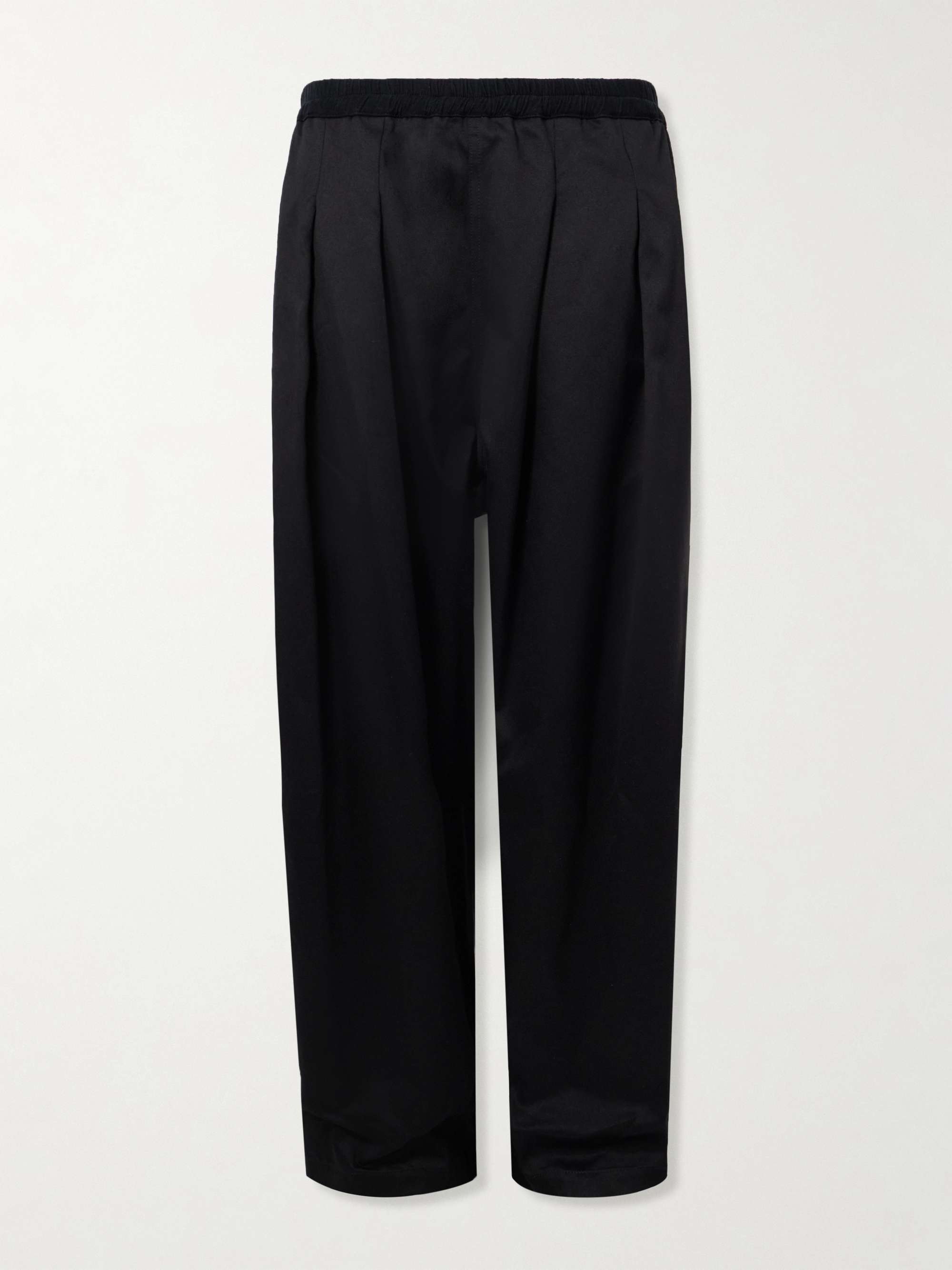 Wide-Leg Cotton-Twill Trousers hero visual