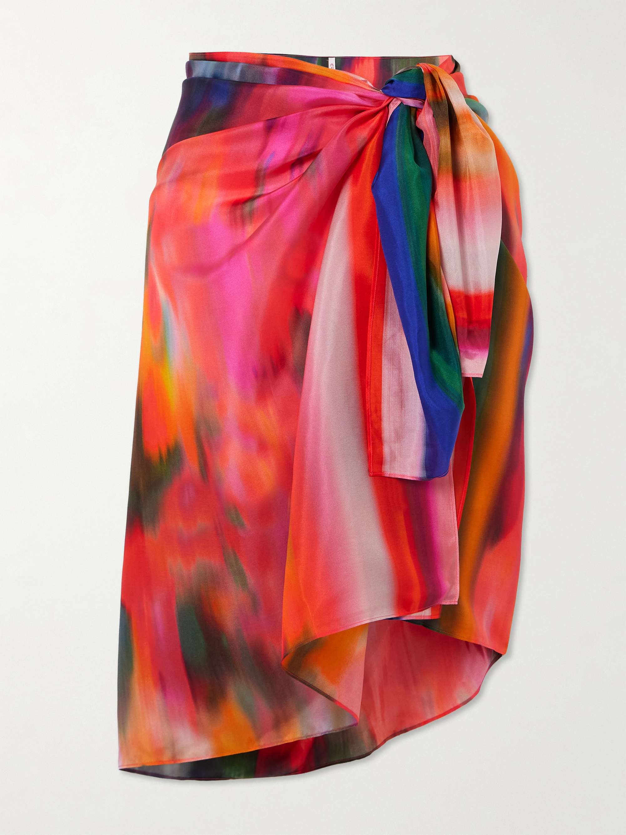 Atmosphere printed silk pareo hero visual
