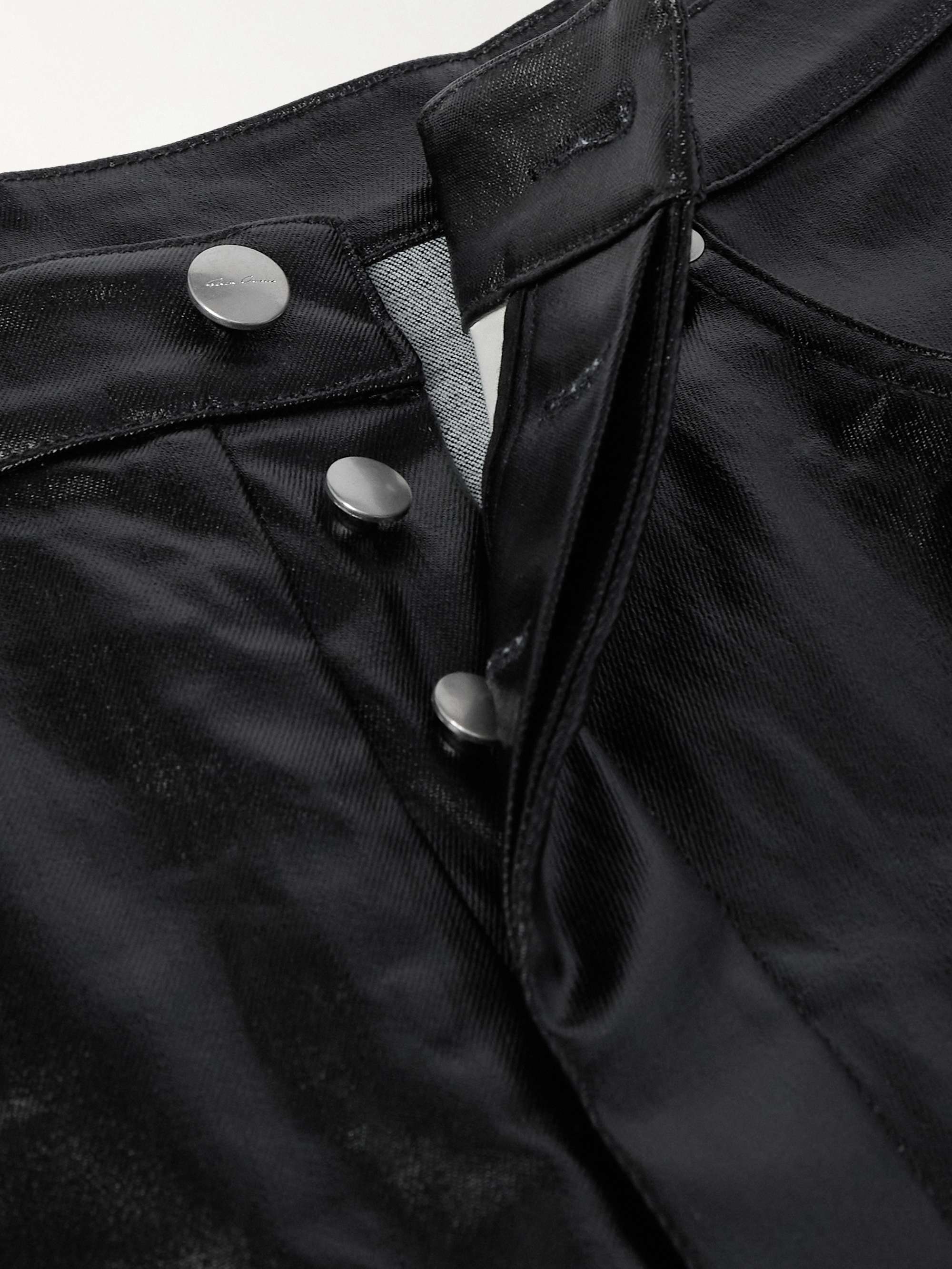 Geth Straight-Leg Coated Jeans view