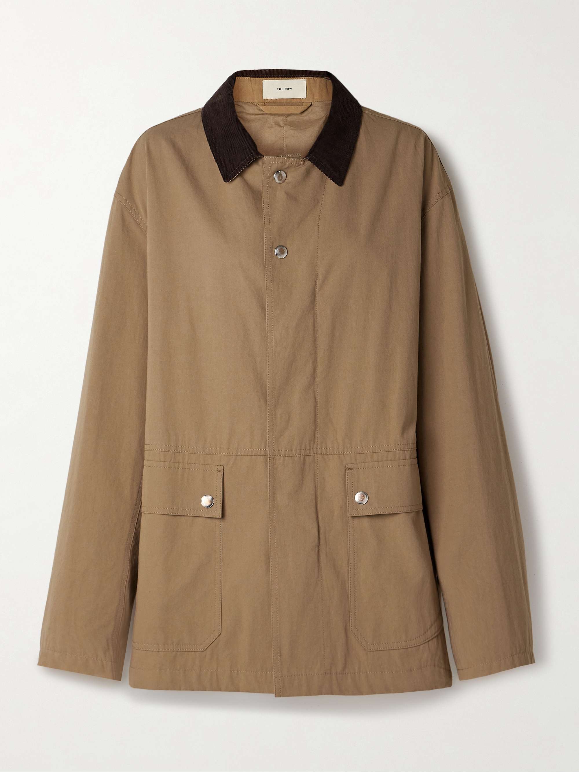 Frank corduroy-trimmed cotton-canvas jacket hero visual