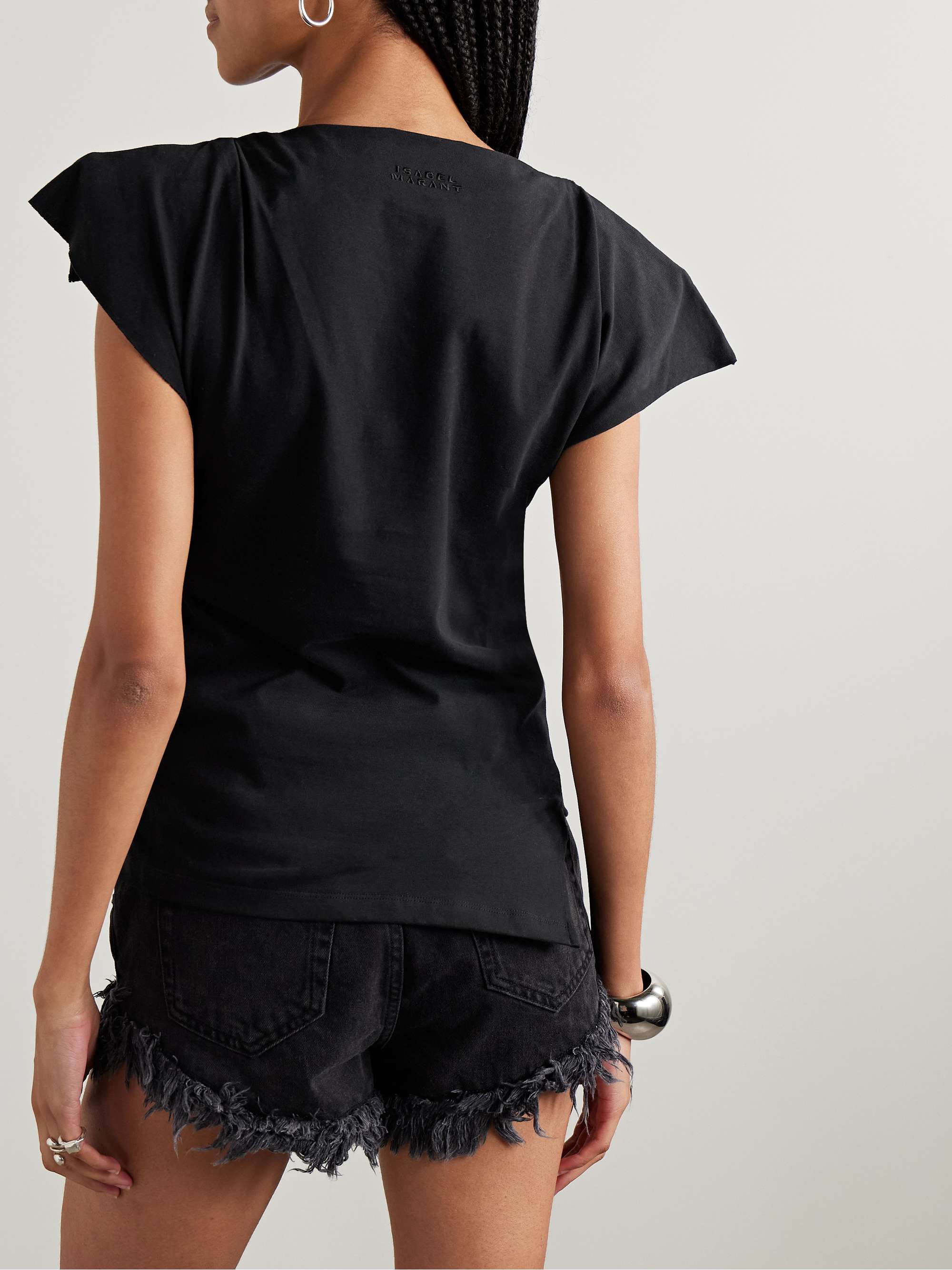 Sebani asymmetric cotton-jersey T-shirt view