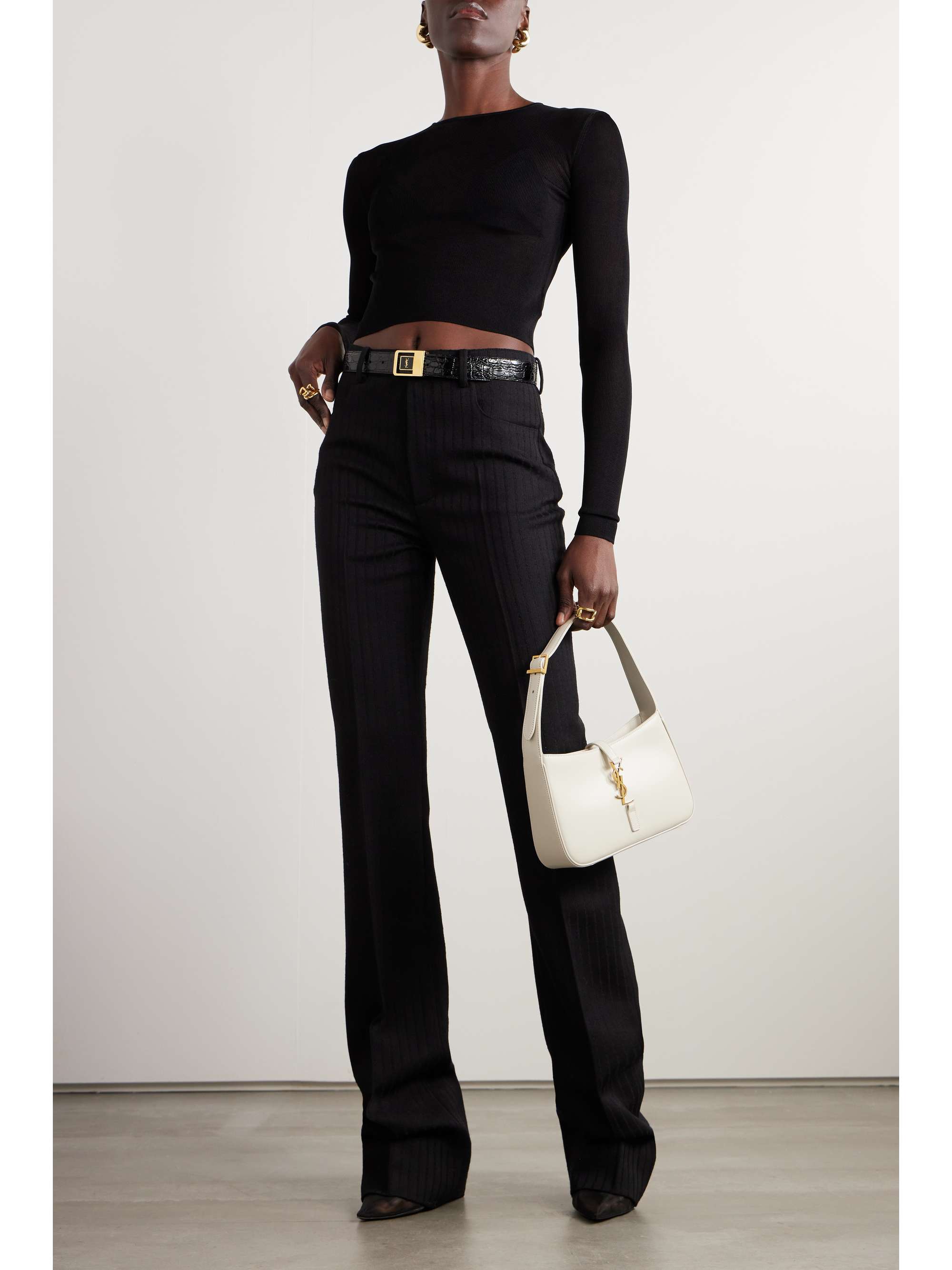 Cropped jersey top view