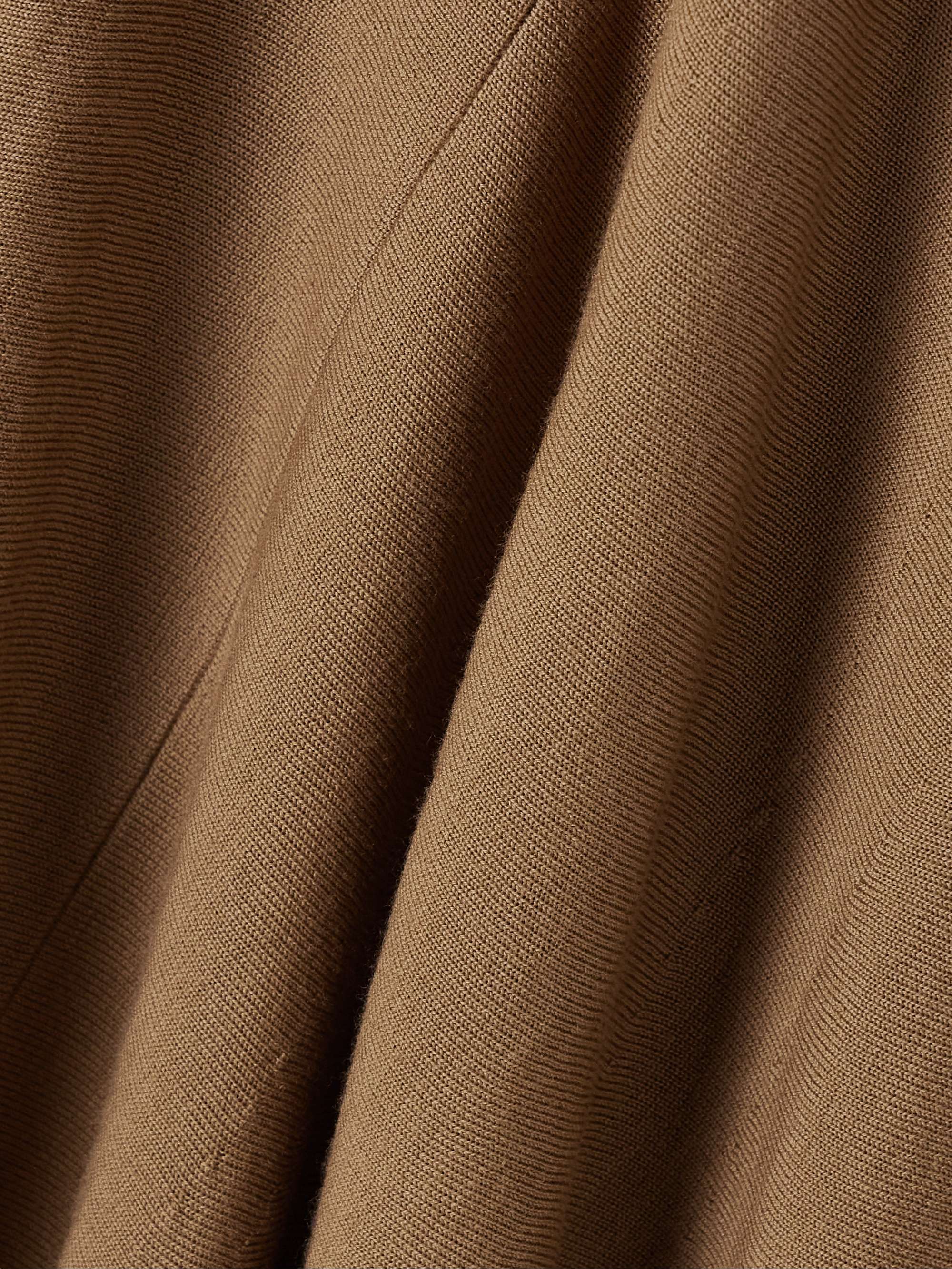 Asymmetric wool-blend midi skirt view