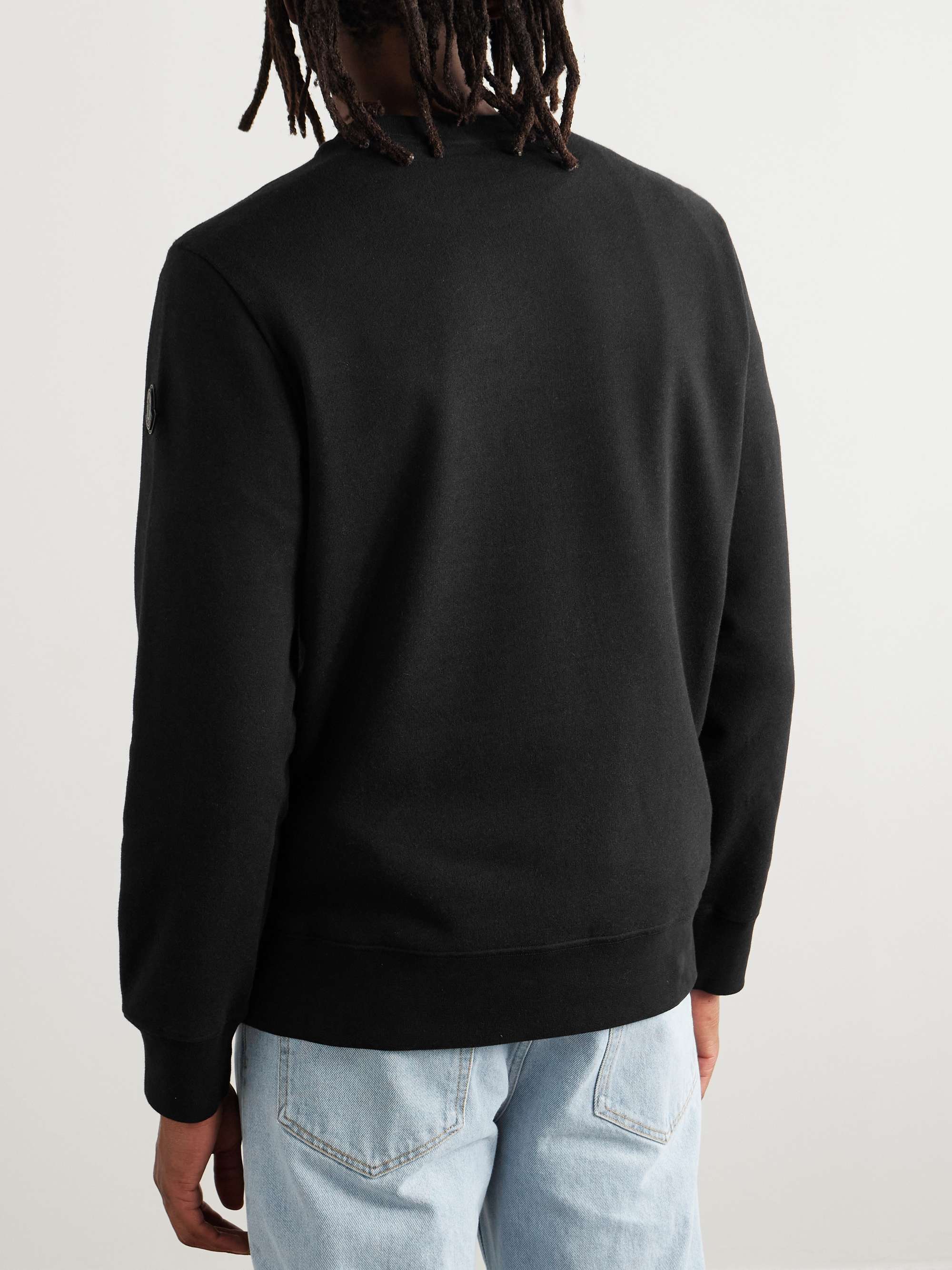 Logo-Appliquéd Cotton and Cashmere-Blend Jersey Sweatshirt view