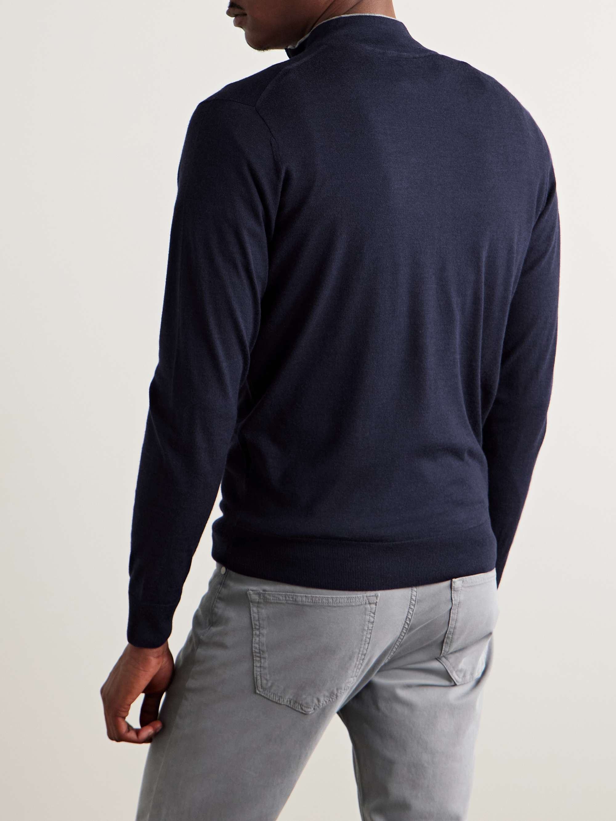 Excursionist Flex Merino Wool-Blend Half-Zip Sweater view