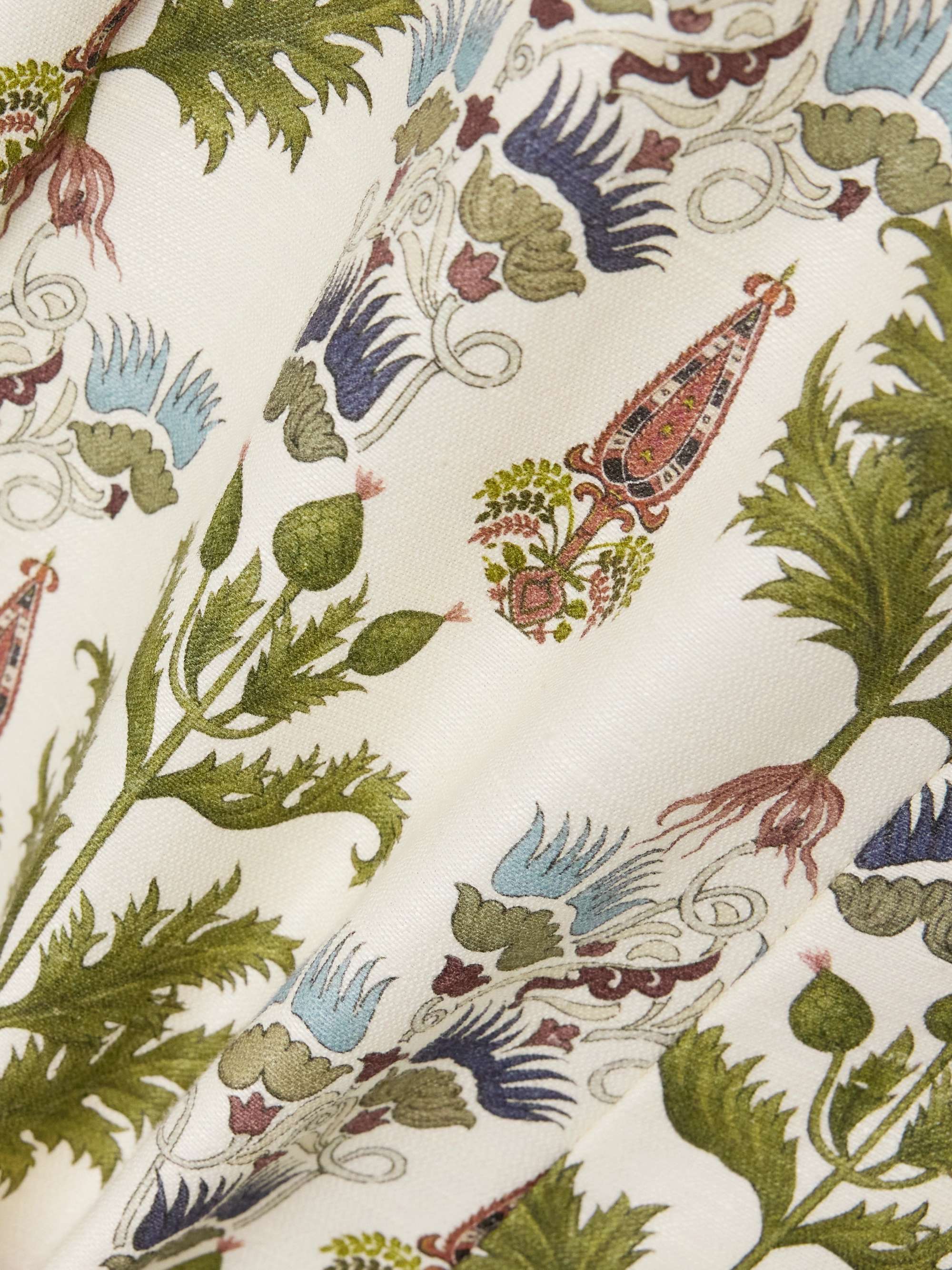 Azzurra printed linen and cotton-blend maxi dress view