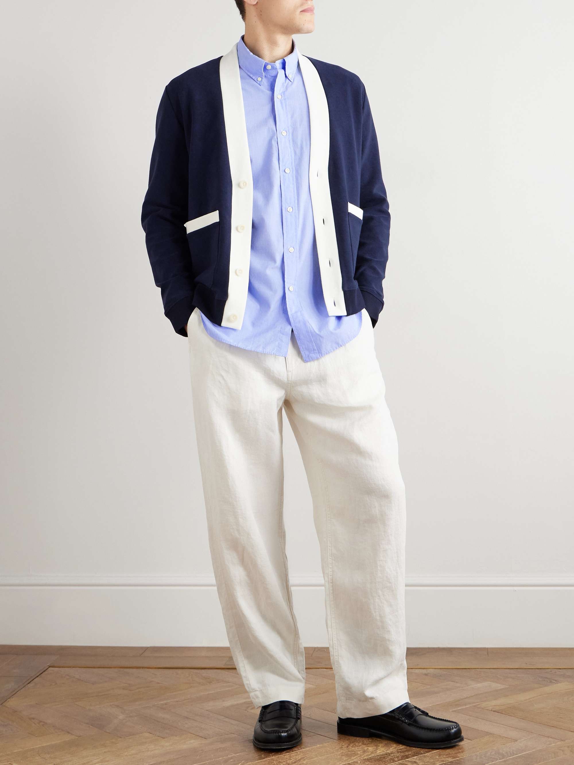 Button-Down Collar Cotton Shirt view