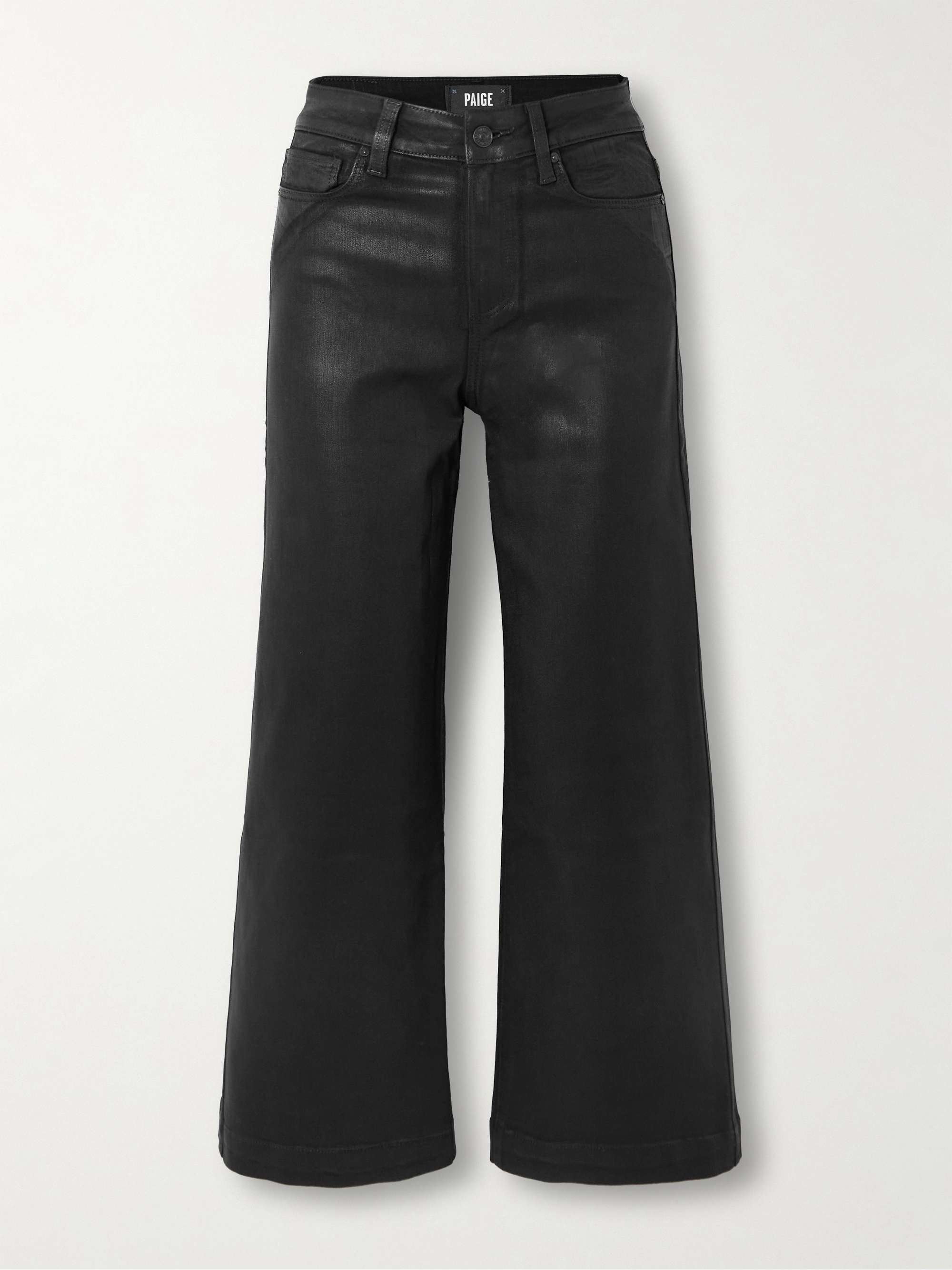 Anessa cropped coated-twill wide-leg pants hero visual