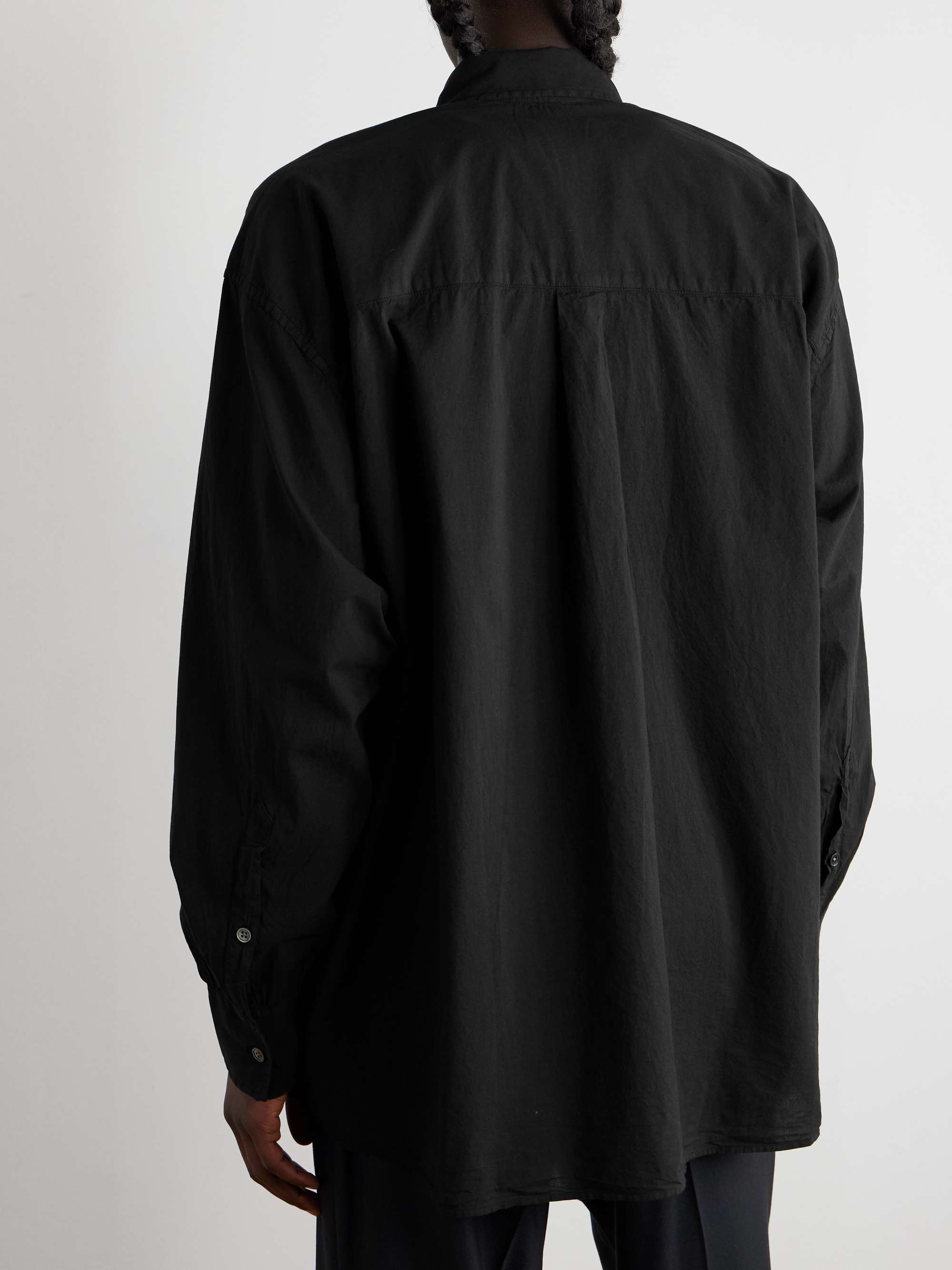 Button-Down Collar Cotton-Poplin Shirt view