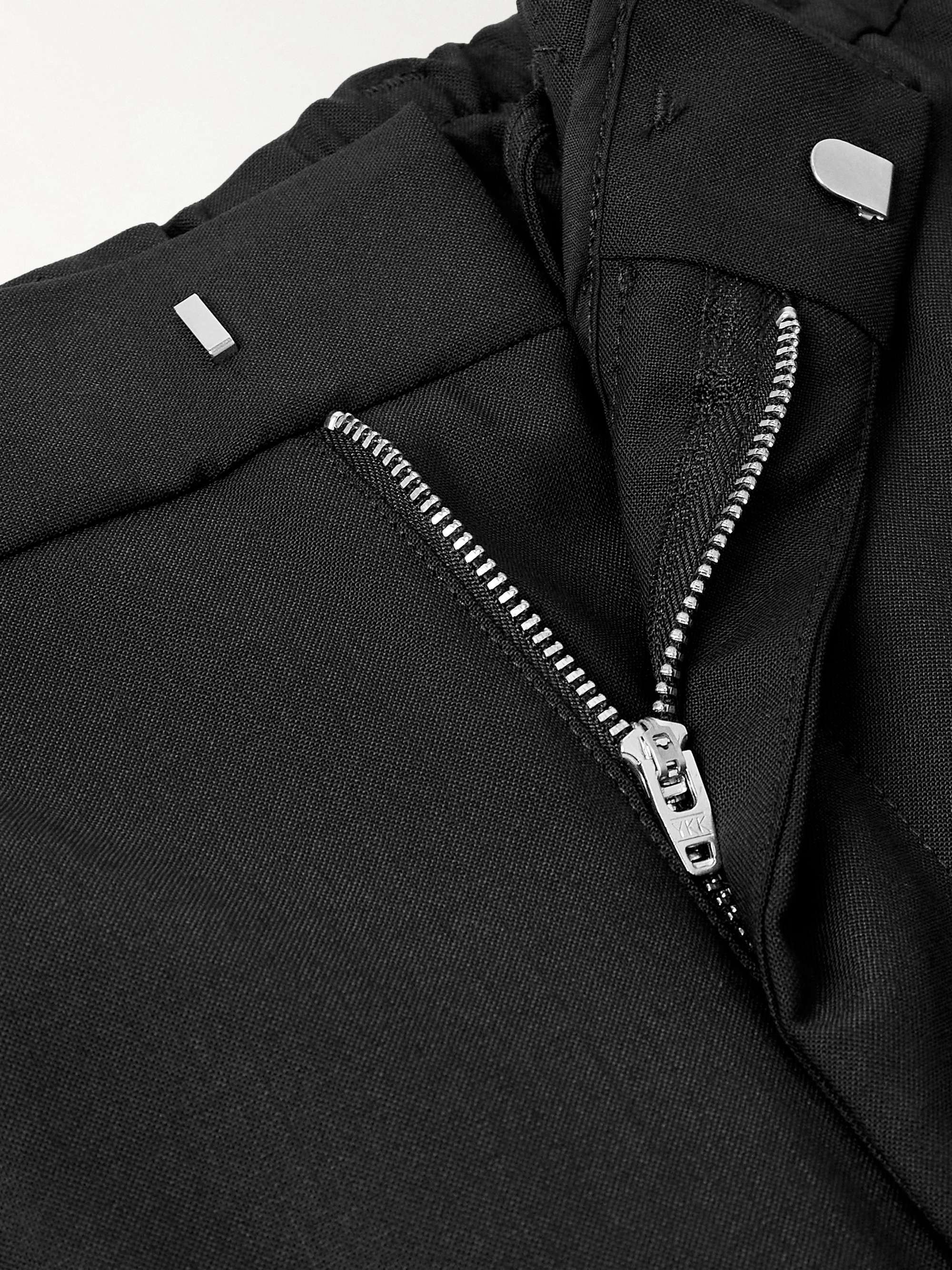 Billie 1088 Straight-Leg Recycled Grain De Poudre Suit Trousers view