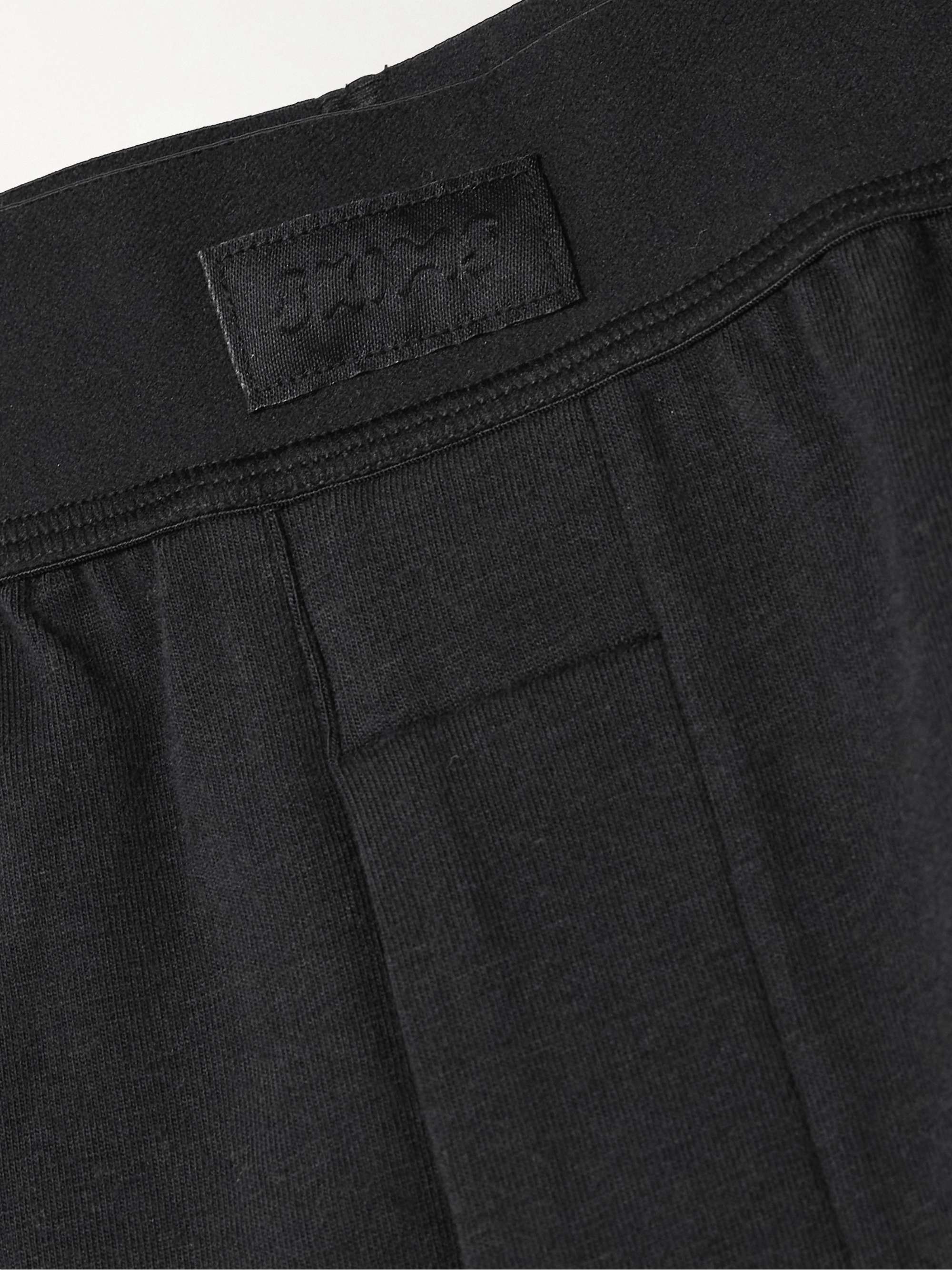 Boyfriend Loose Boxer stretch-modal and cotton-blend jersey shorts view