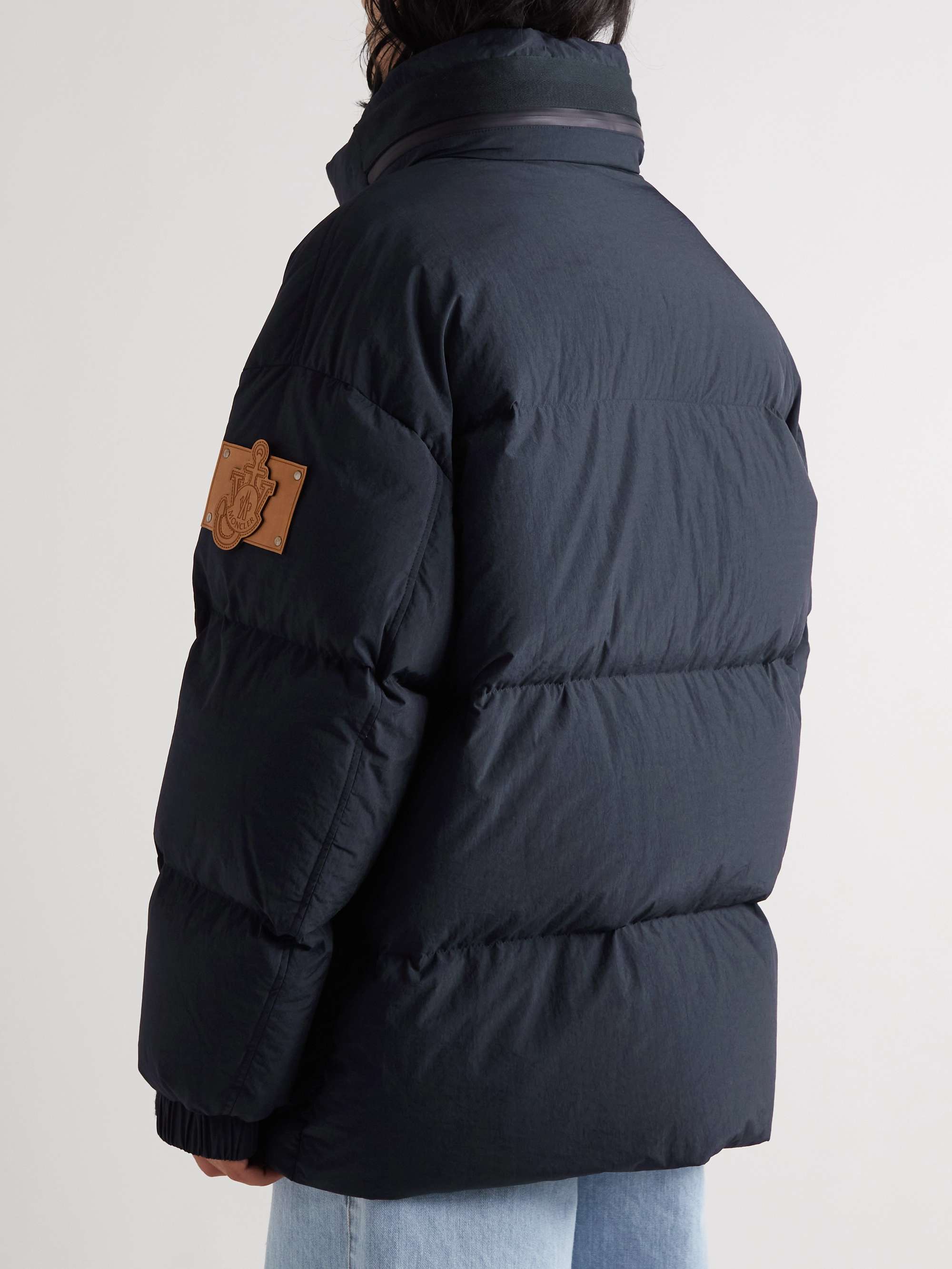 1 Moncler JW Anderson Donard Logo-Appliquéd Quilted Shell Hooded Down Jacket view