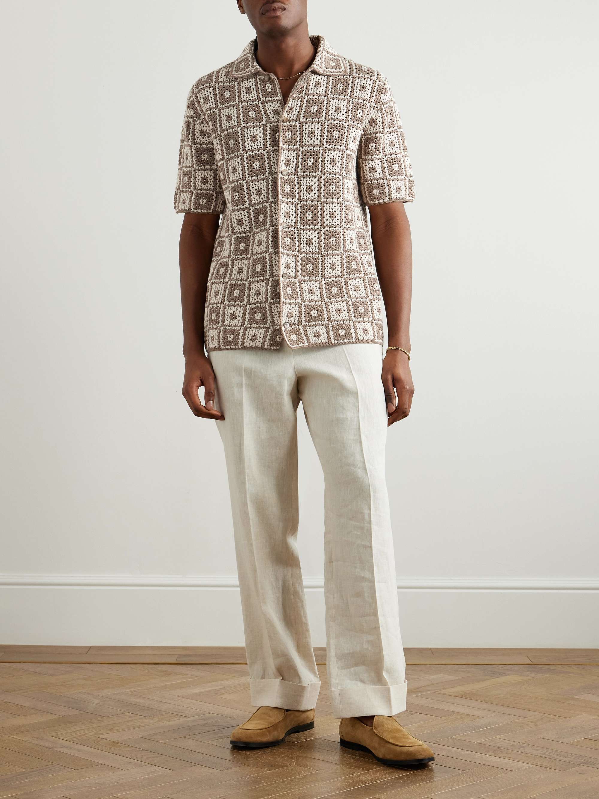 Crocheted Cotton Shirt view