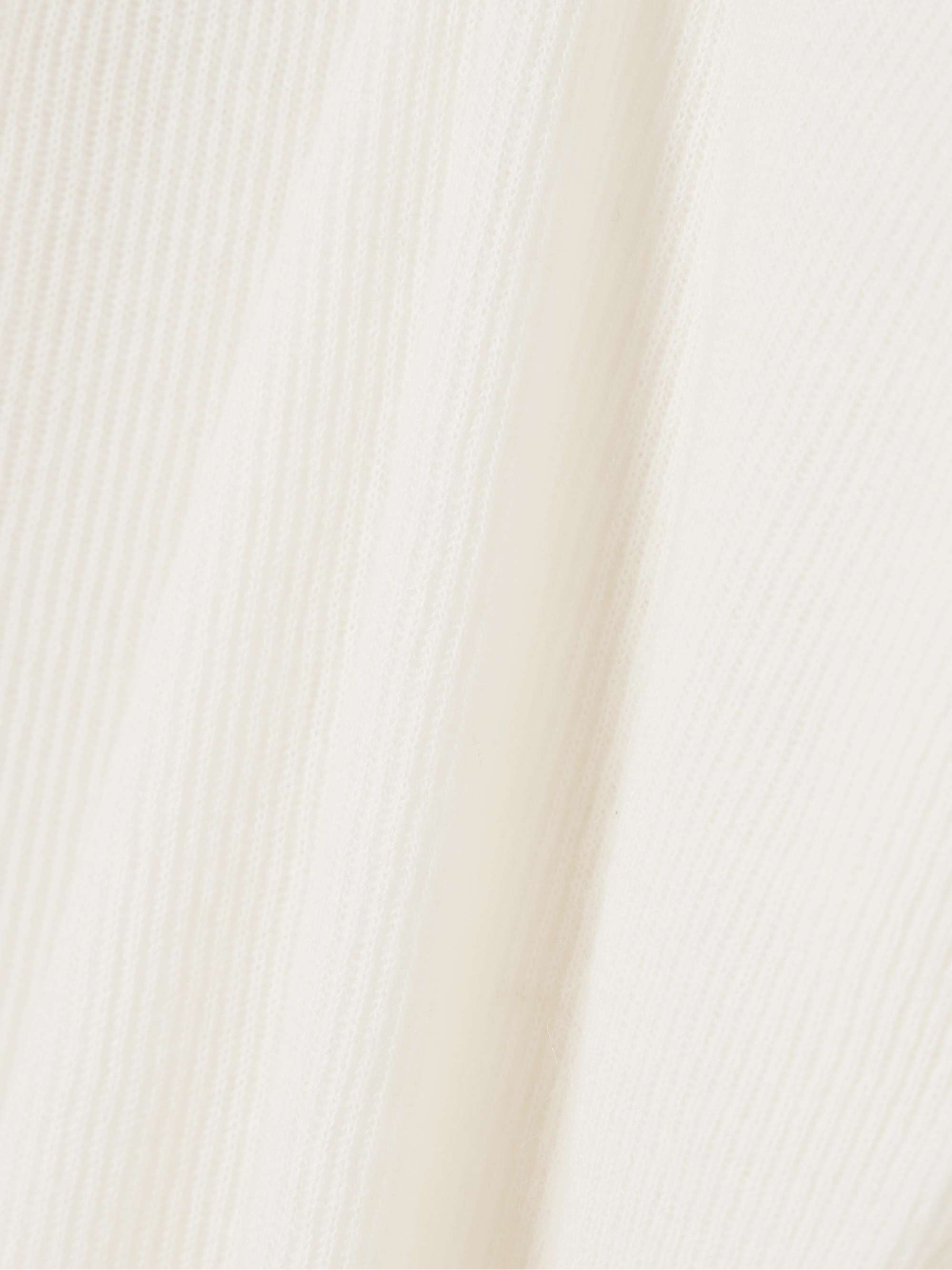 Ribbed alpaca and cotton-blend midi dress view
