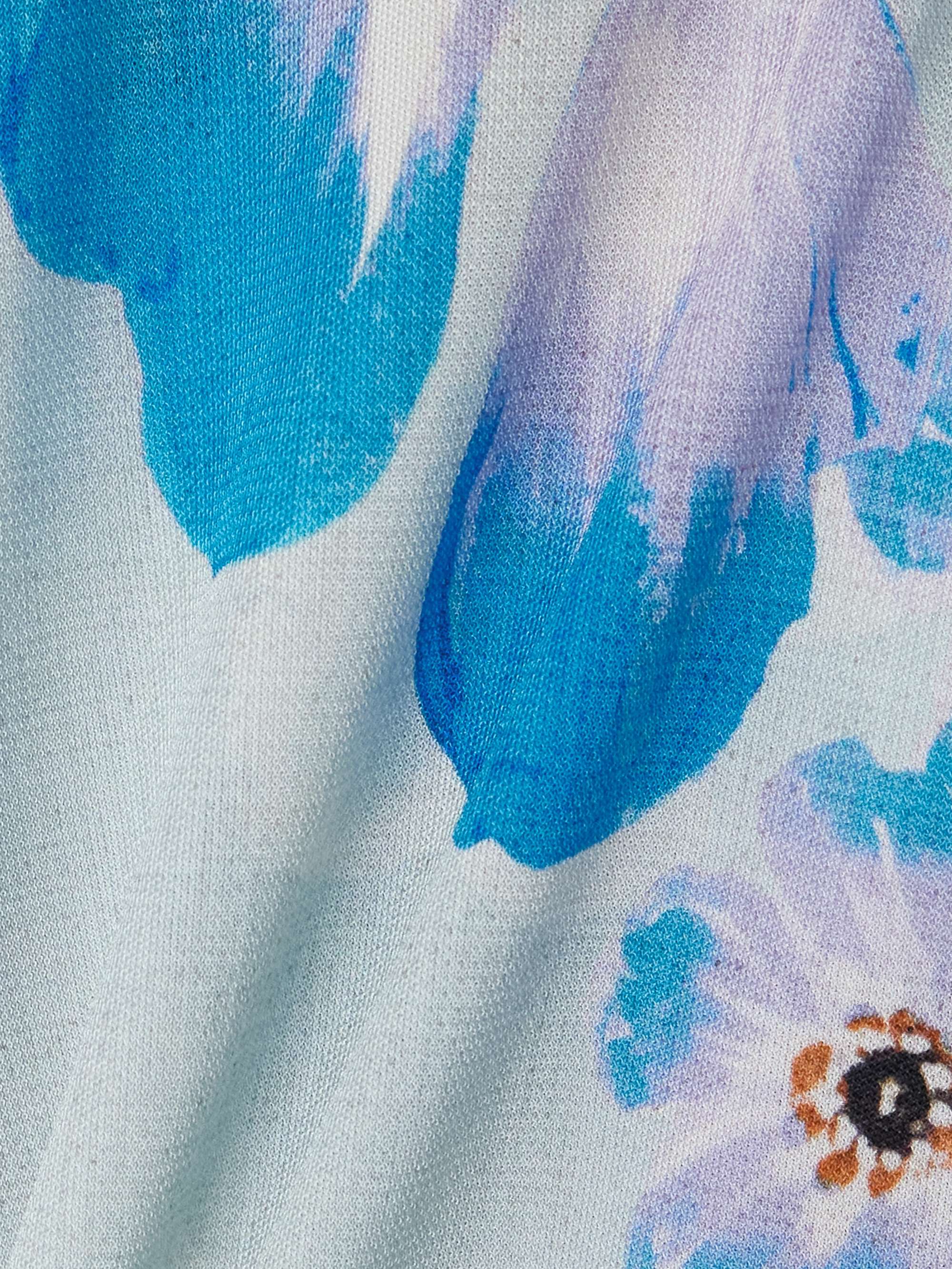 Floral-print voile shirt view