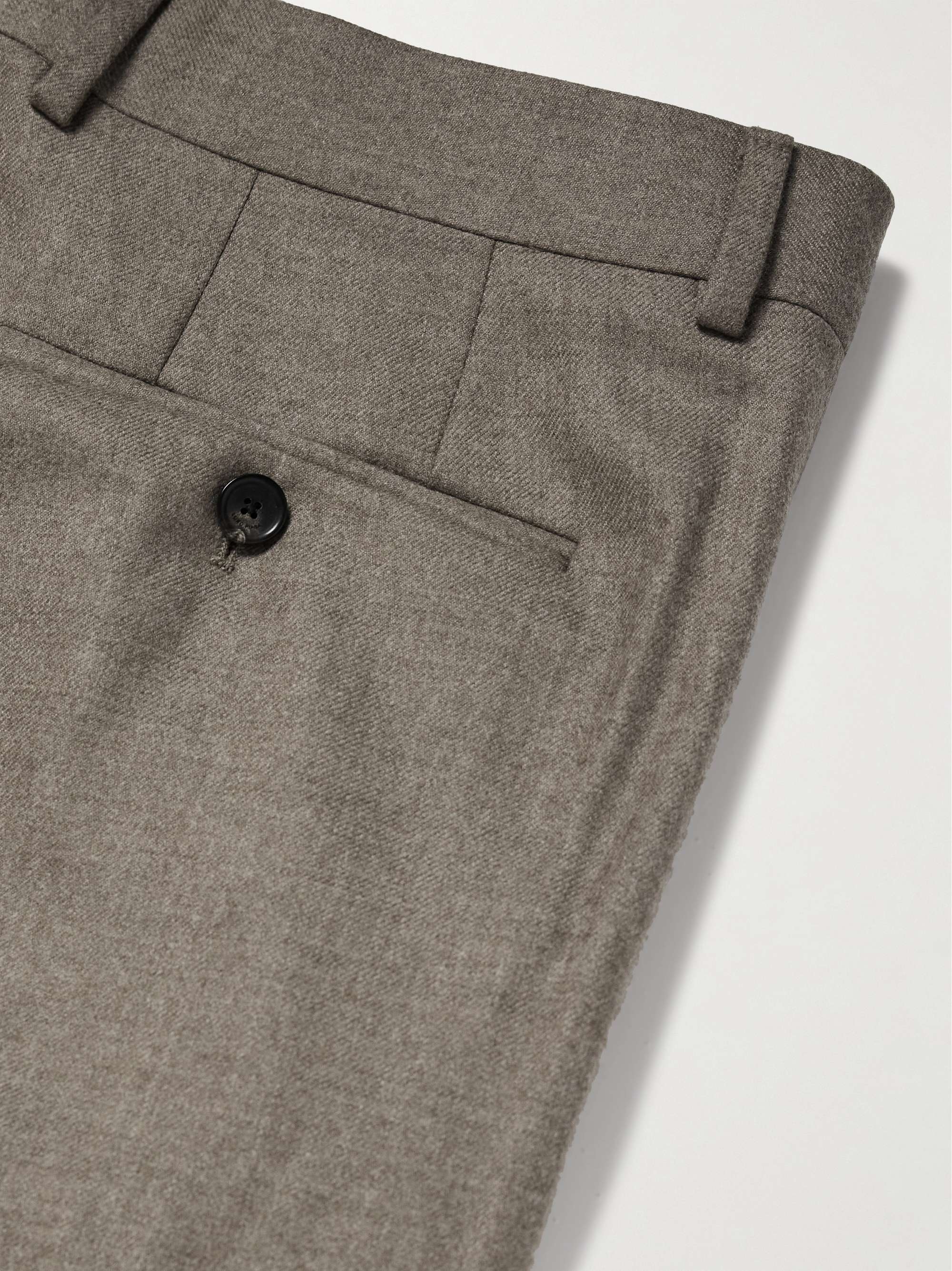 Jacey Straight-Leg Virgin Wool Trousers view