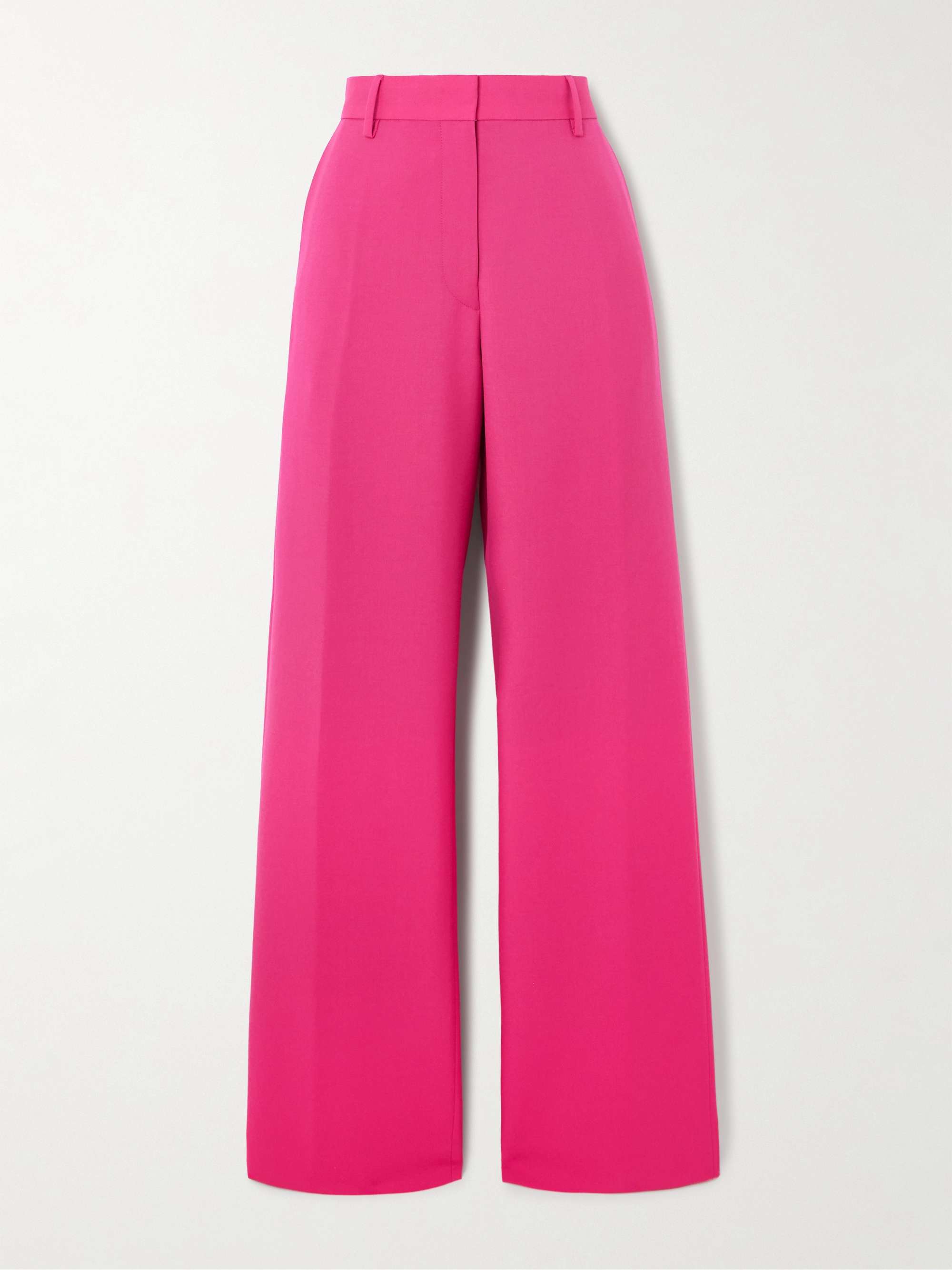 Wool and mohair-blend twill straight-leg pants hero visual