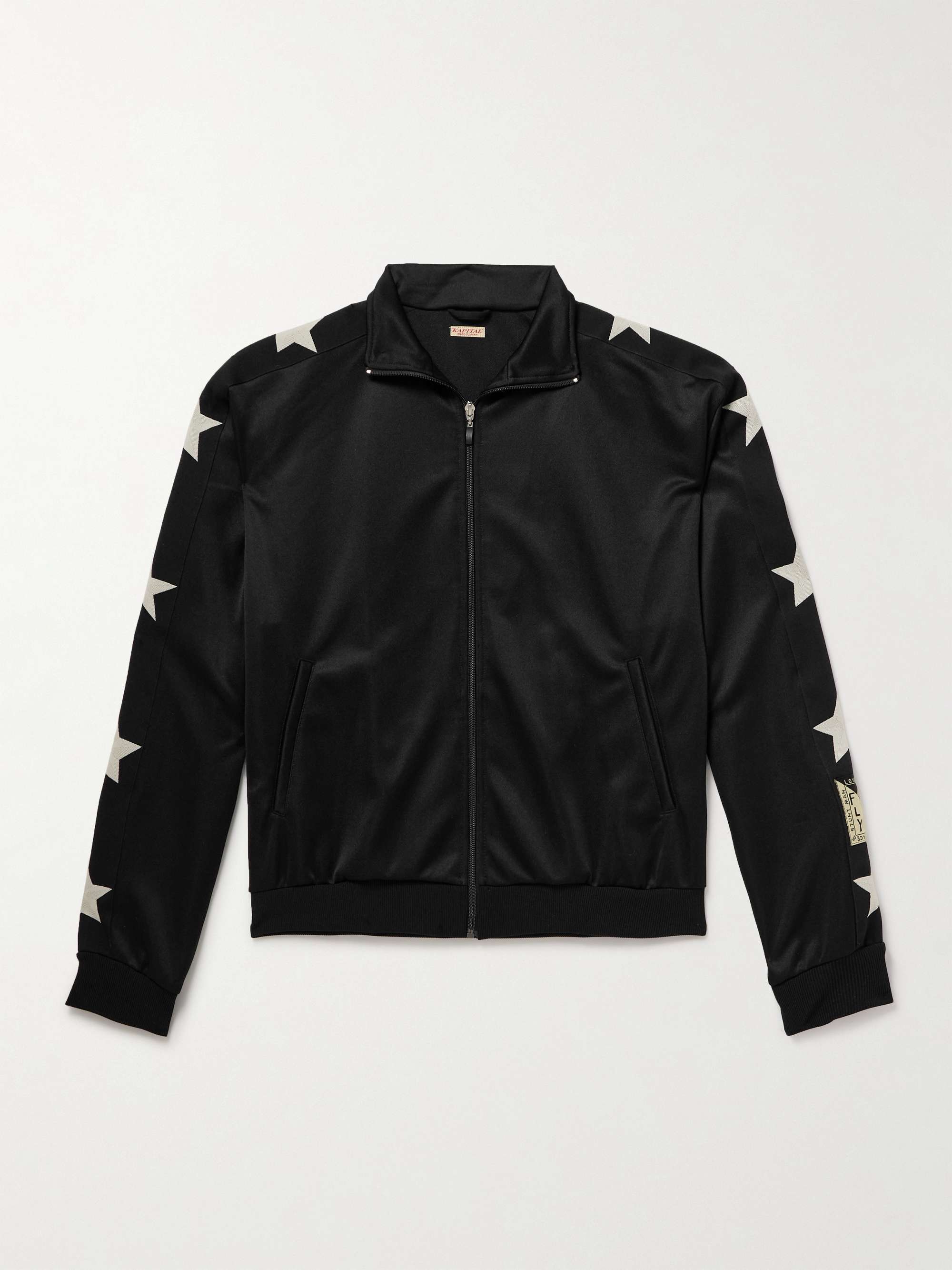 Printed Tech-Jersey Track Jacket hero visual