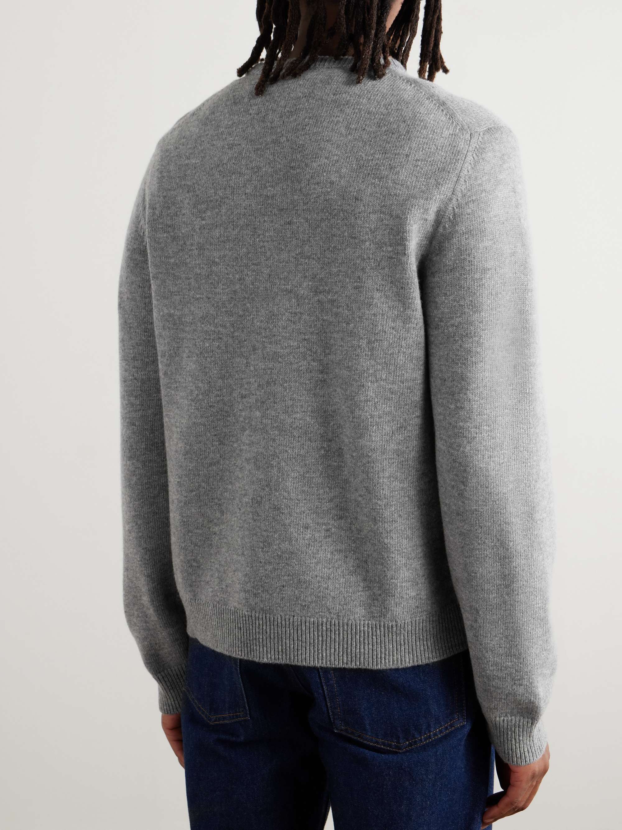 Logo-Intarsia Wool Sweater view