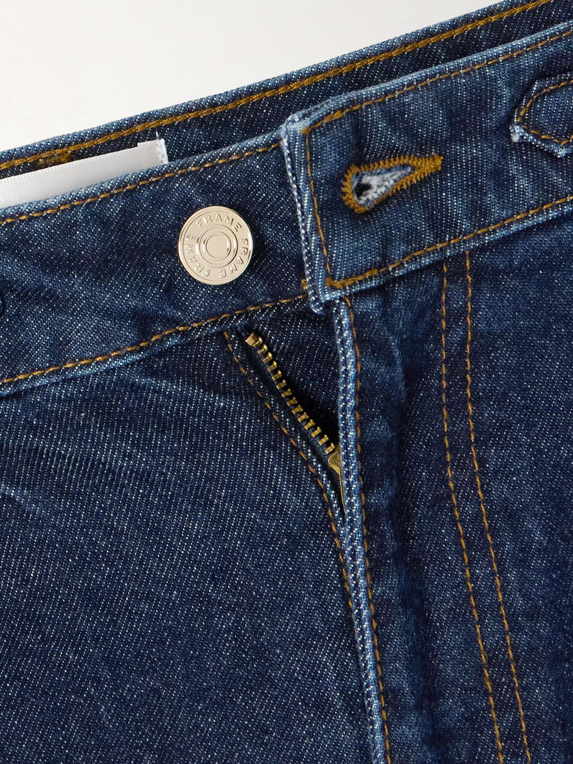 + Ritz Paris The Ruler embellished high-rise straight-leg jeans view