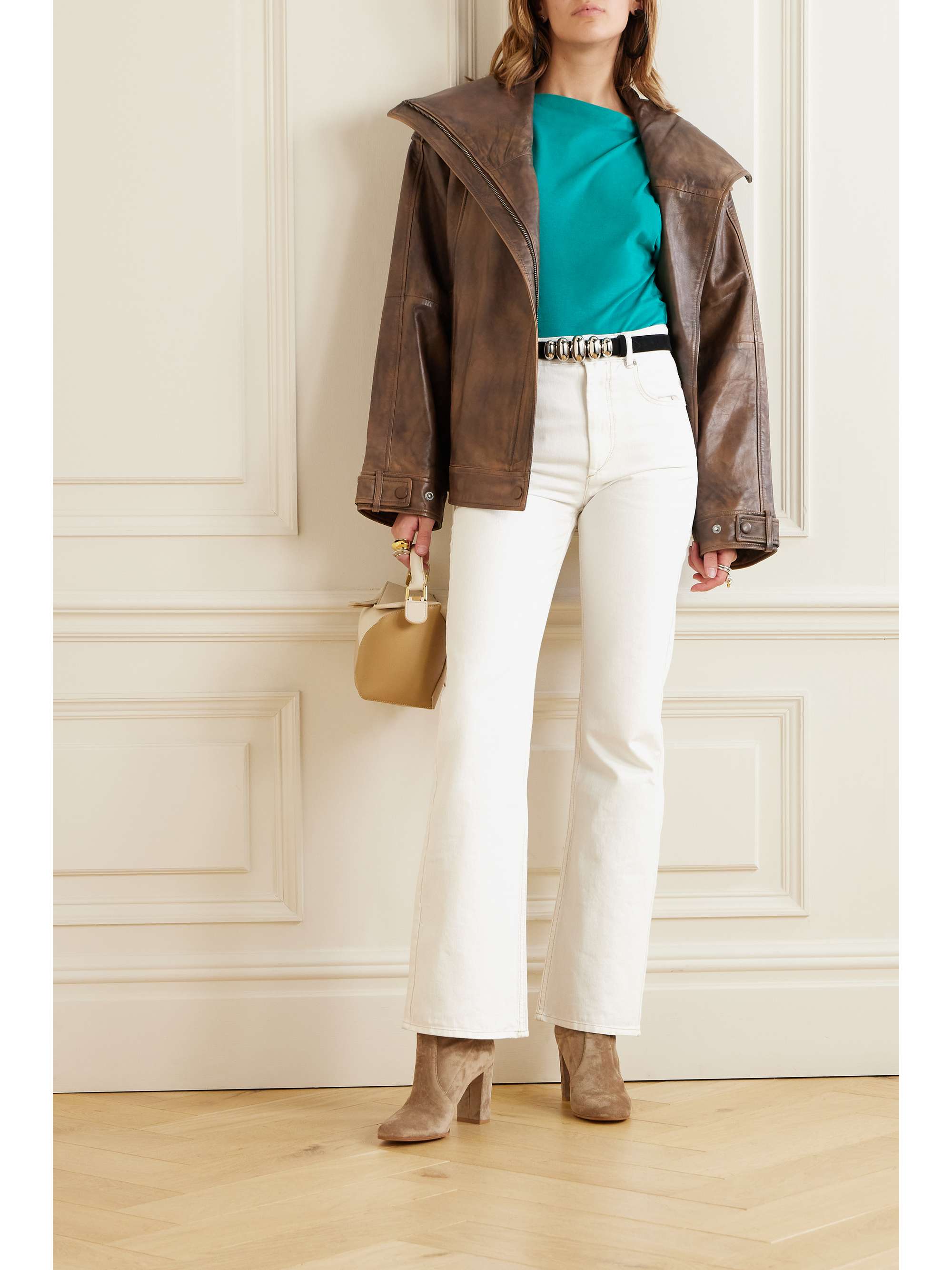 Belvira high-rise flared jeans view