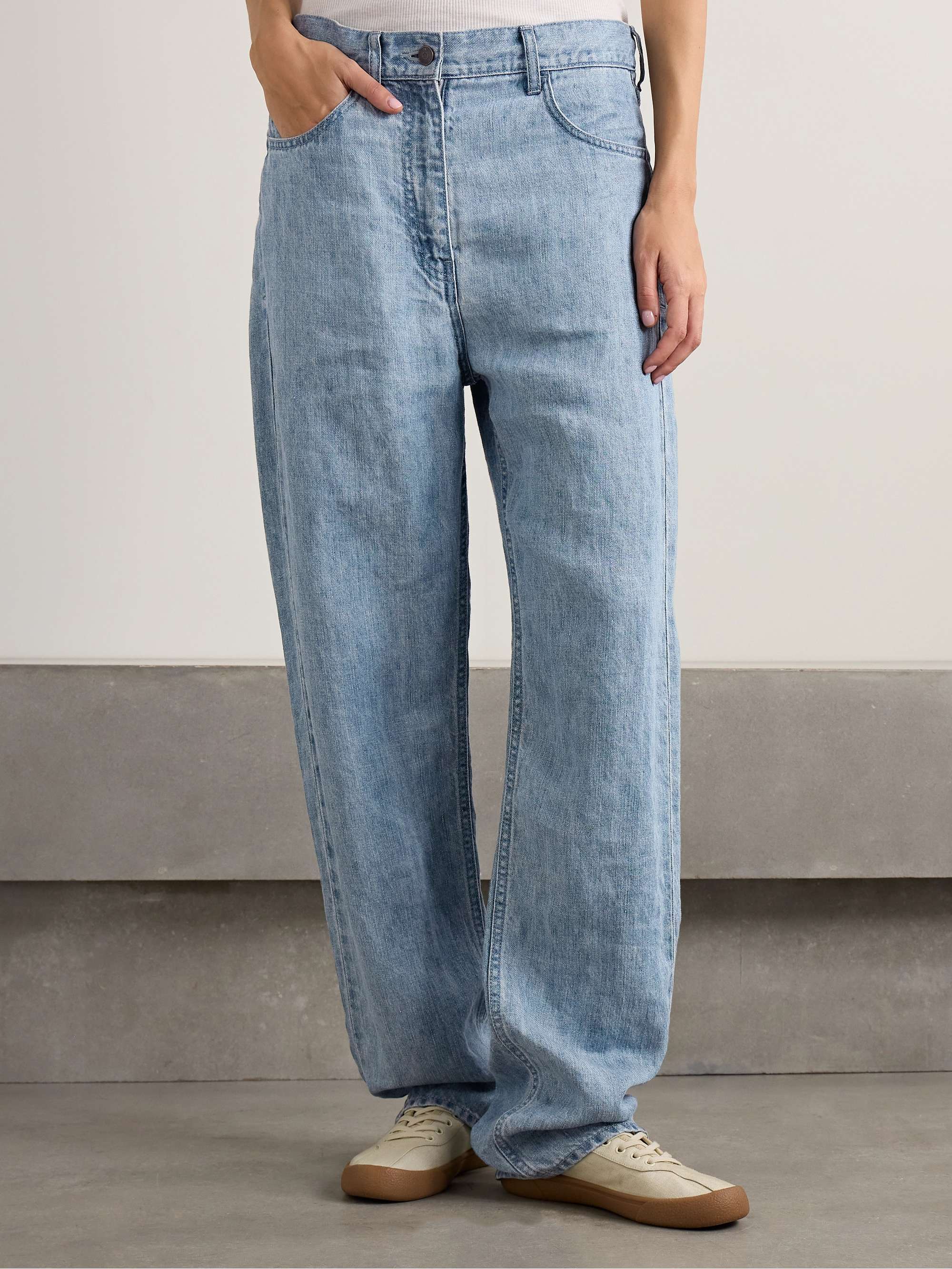 Tarley high-rise straight-leg jeans view